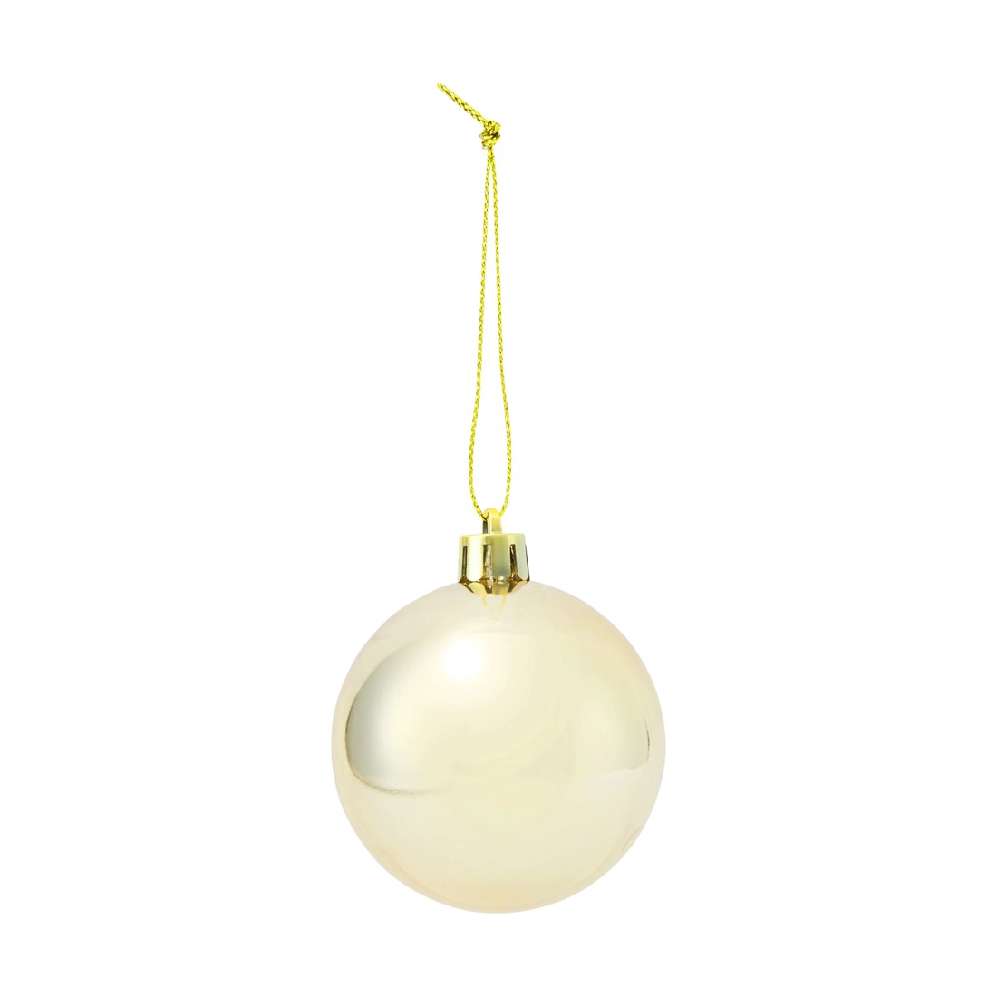 3 10 Pack 6cm Gold Baubles, 3 of 6