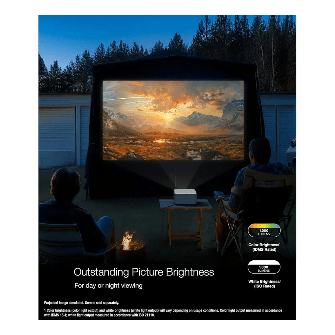 8 Epson EF-21G FHD Google TV 3LCD Projector Smoke Ice Green, 8 of 10