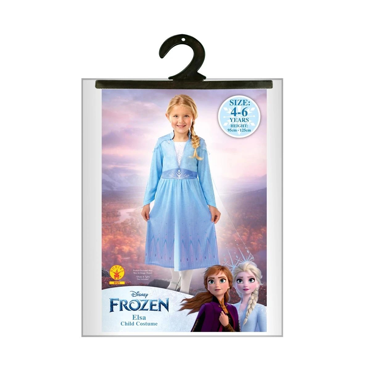 4 Disney Frozen Elsa Child Costume - Ages 4-6, 4 of 5