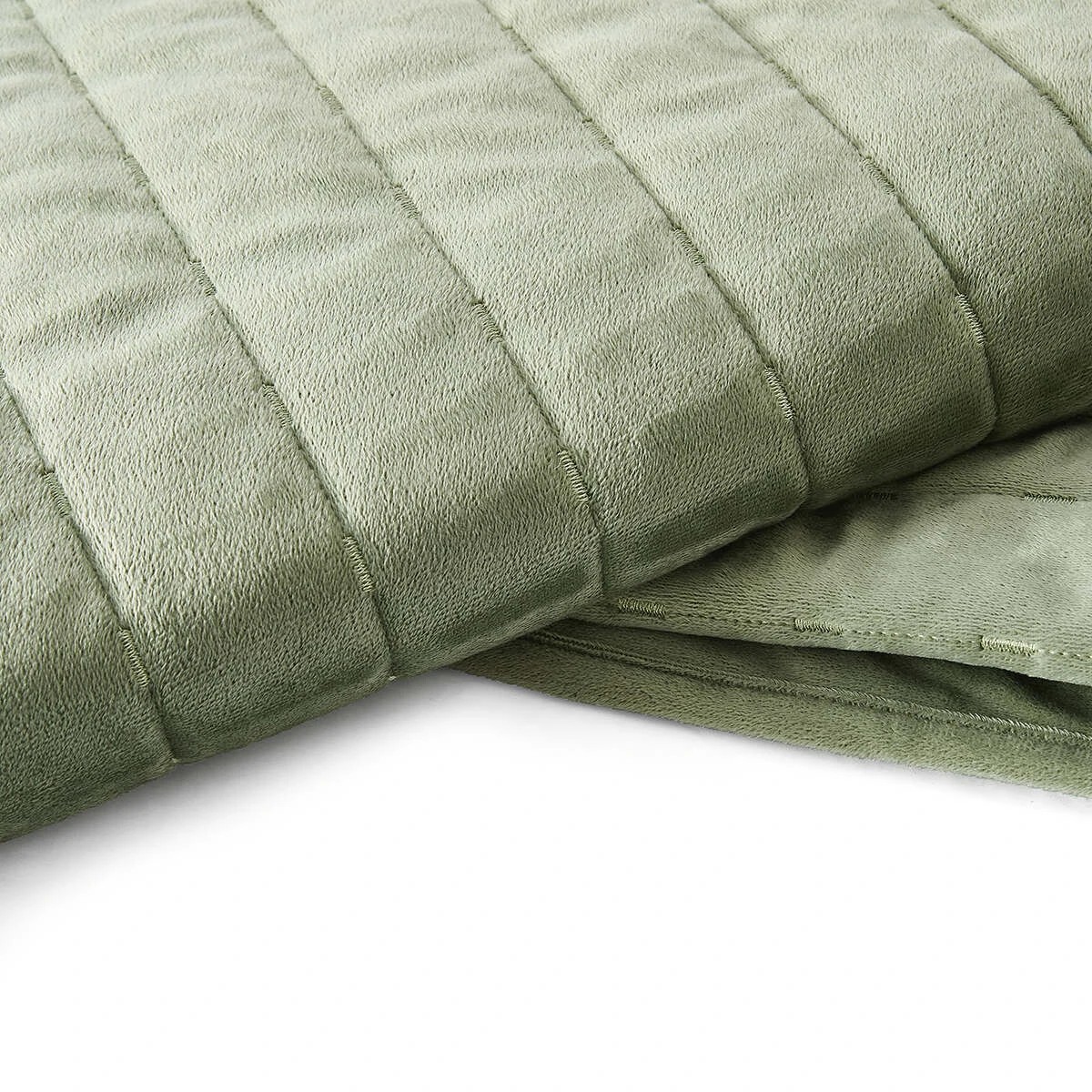 4 Velvet Coverlet Set - Queen/King Bed, Forest, 4 of 6