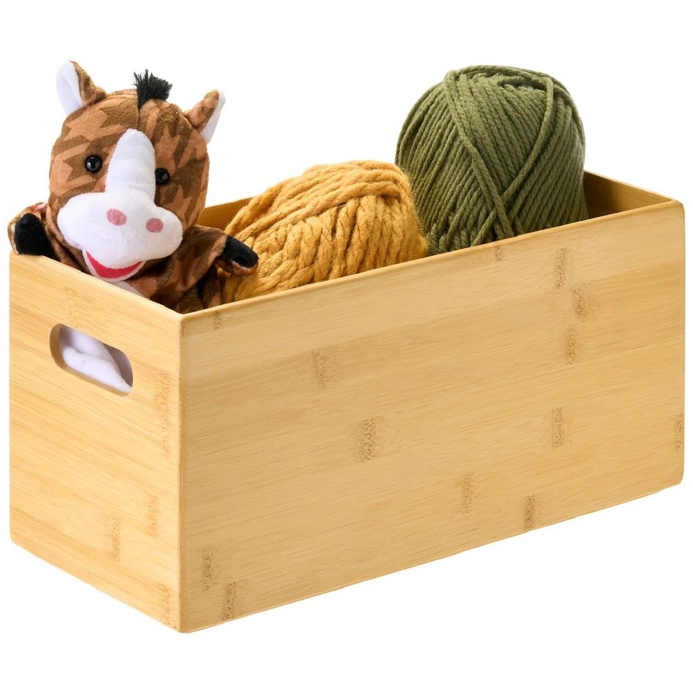 3 Otto Stackable Bamboo Box Medium, 3 of 4