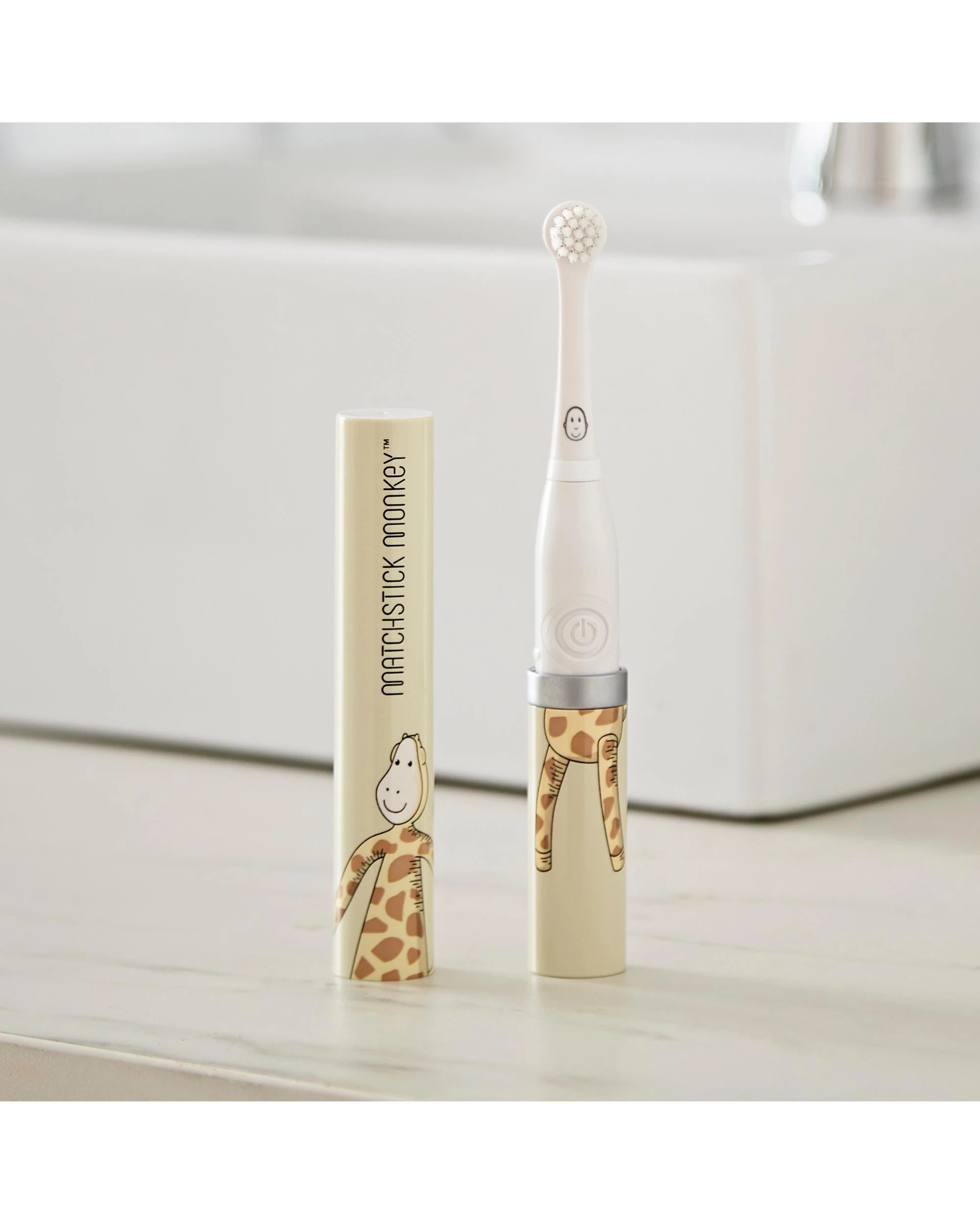3 Matchstick Monkey Baby Sonic Toothbrush - Gigi Giraffe, 3 of 3