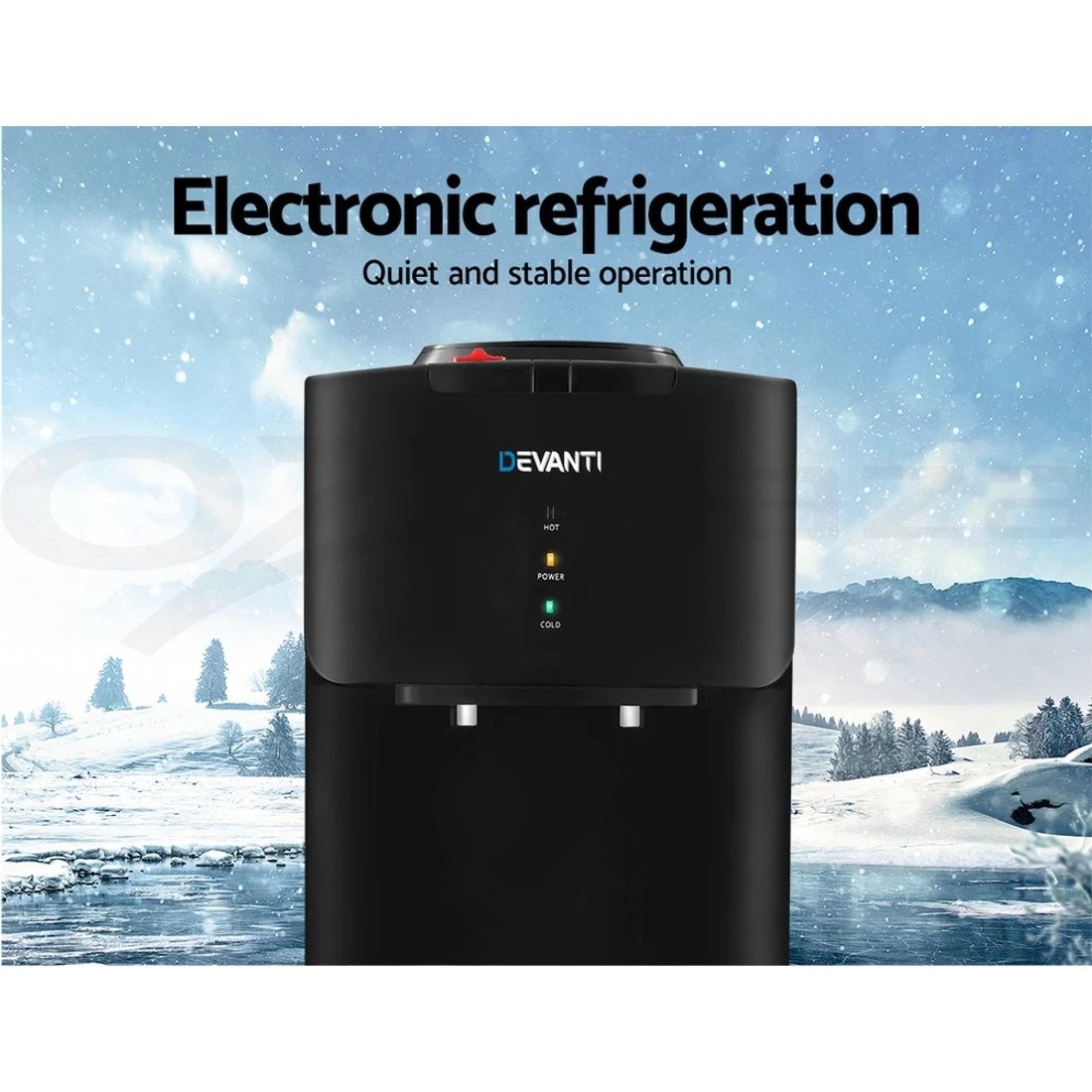 10 Devanti Water Cooler Dispenser Stand 22L Bottle - Black, 10 of 10