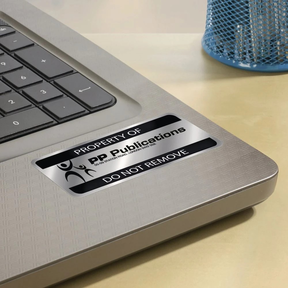 4 Avery 27UP Heavy Duty Laser Labels Silver 20 Sheets, 4 of 4