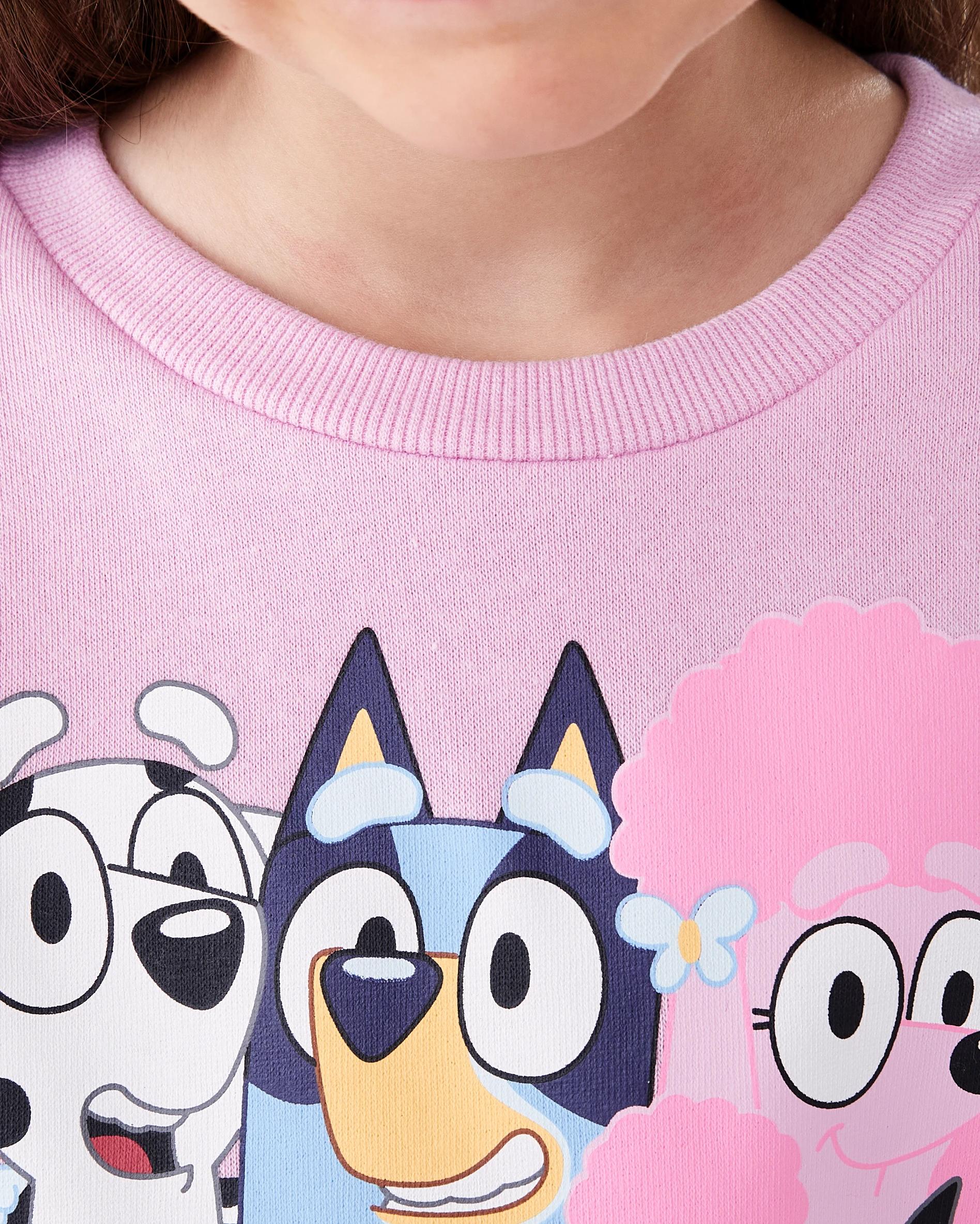 3 Bluey License Oversized Crew Neck Sweatshirt Bluey, 3 of 7