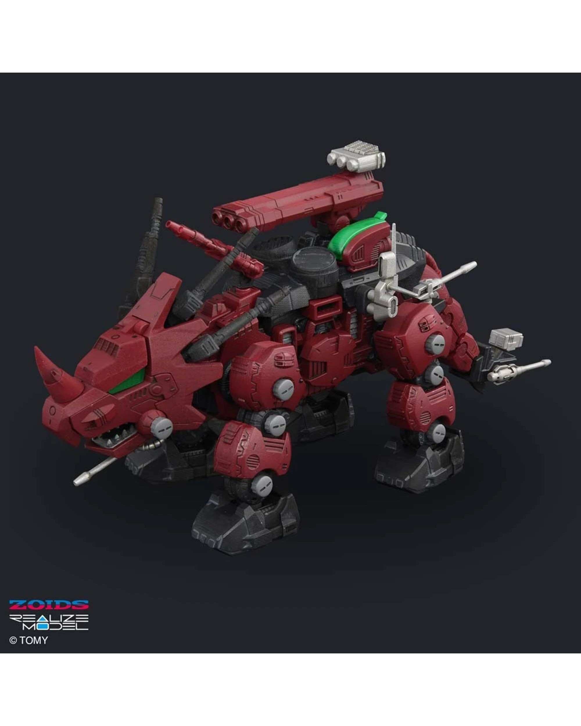 9 Takara Tomy Zoids Realize Model RMZ-014 Red Horn Guylod Colour Styracosaurus Type 1/100 Scale Model Kit, 9 of 10