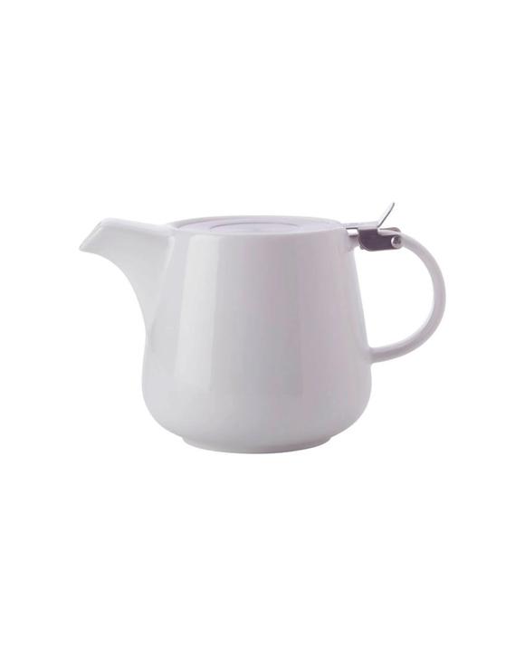 Maxwell & Williams 1.2l Porcelain Teapot With Infuser Dishwasher Safe - White