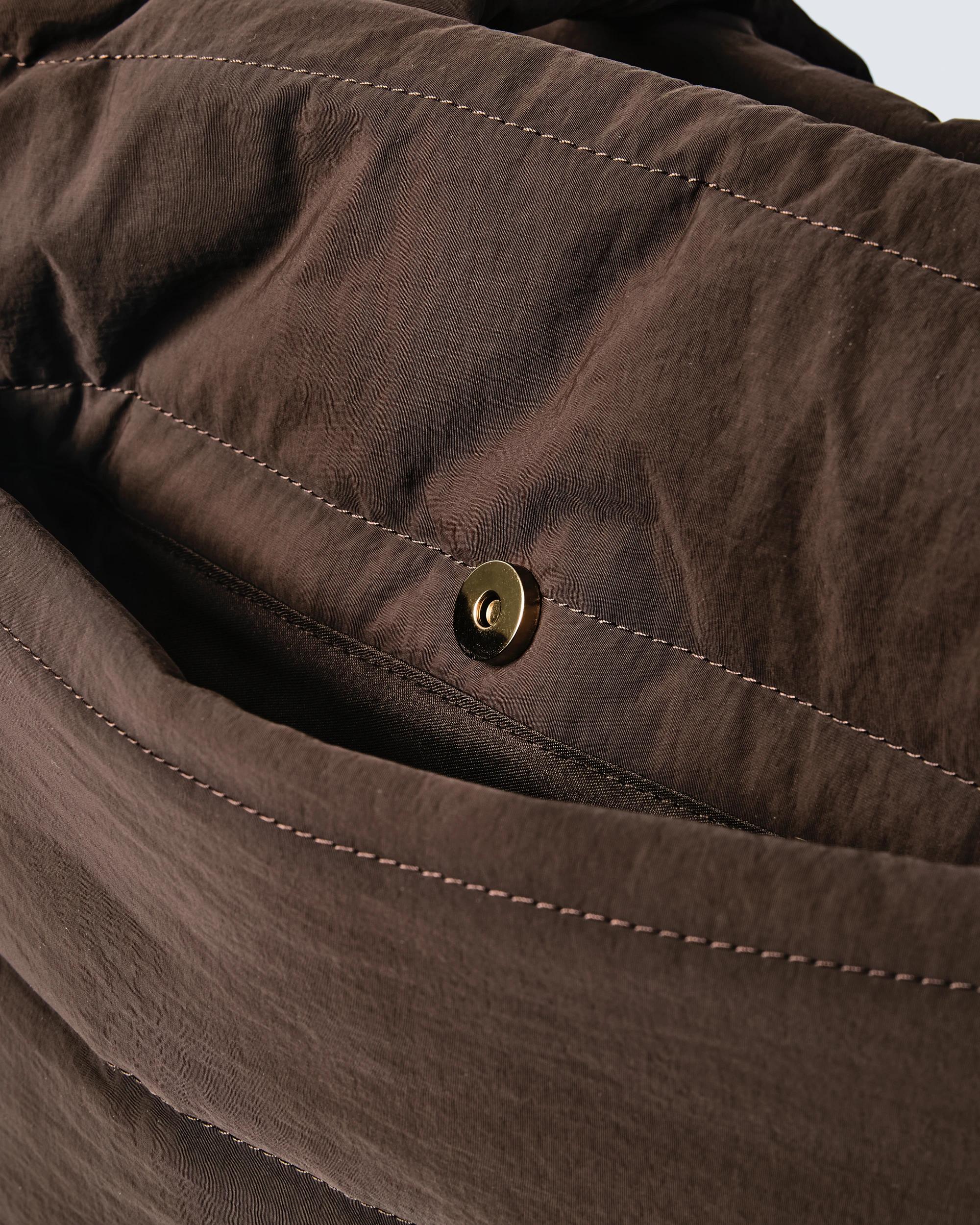 3 Padded Tote Bag Deep Choc, 3 of 6