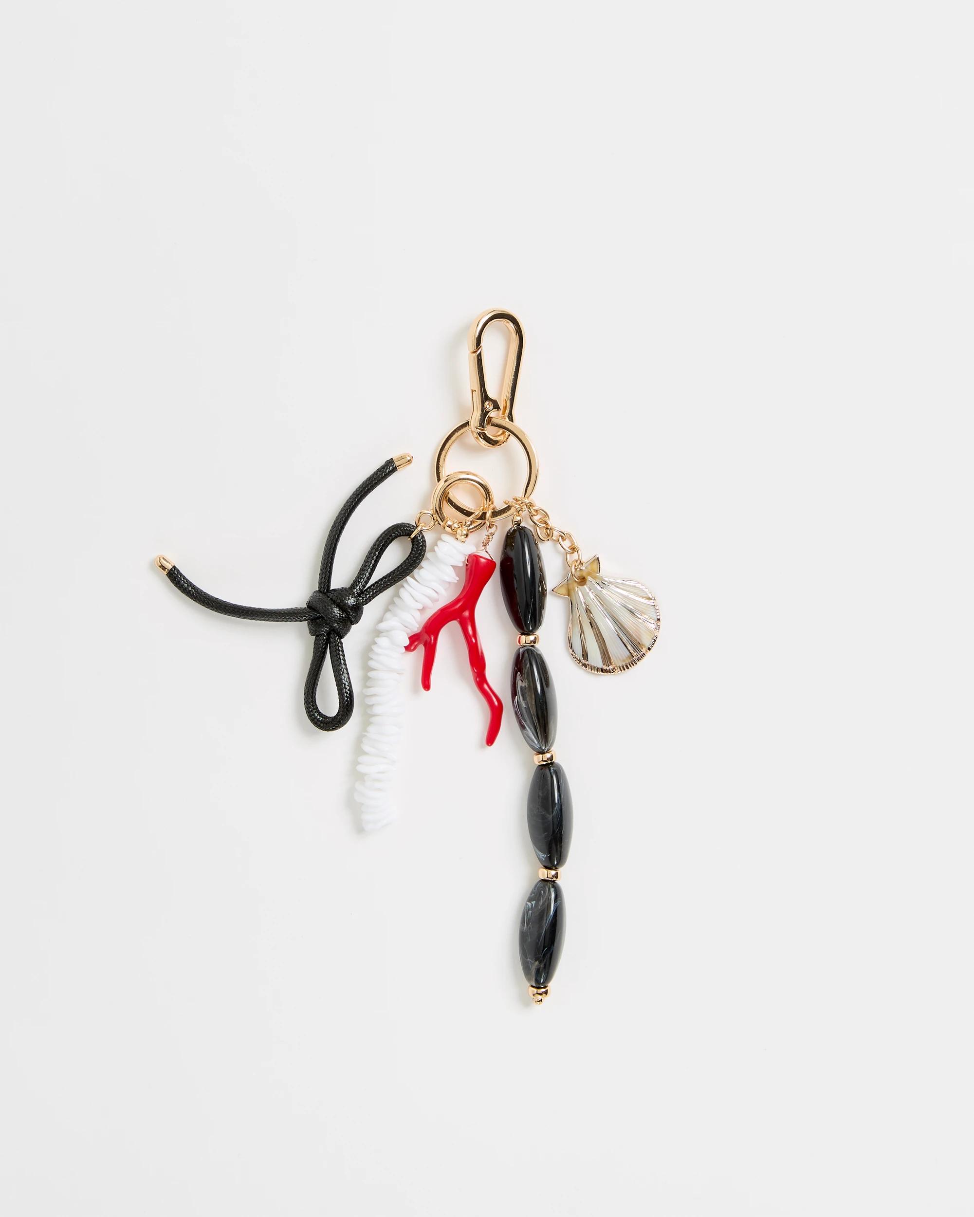 1 Target Beaded Resin Coral Bag Charm MULTI, 1 of 1