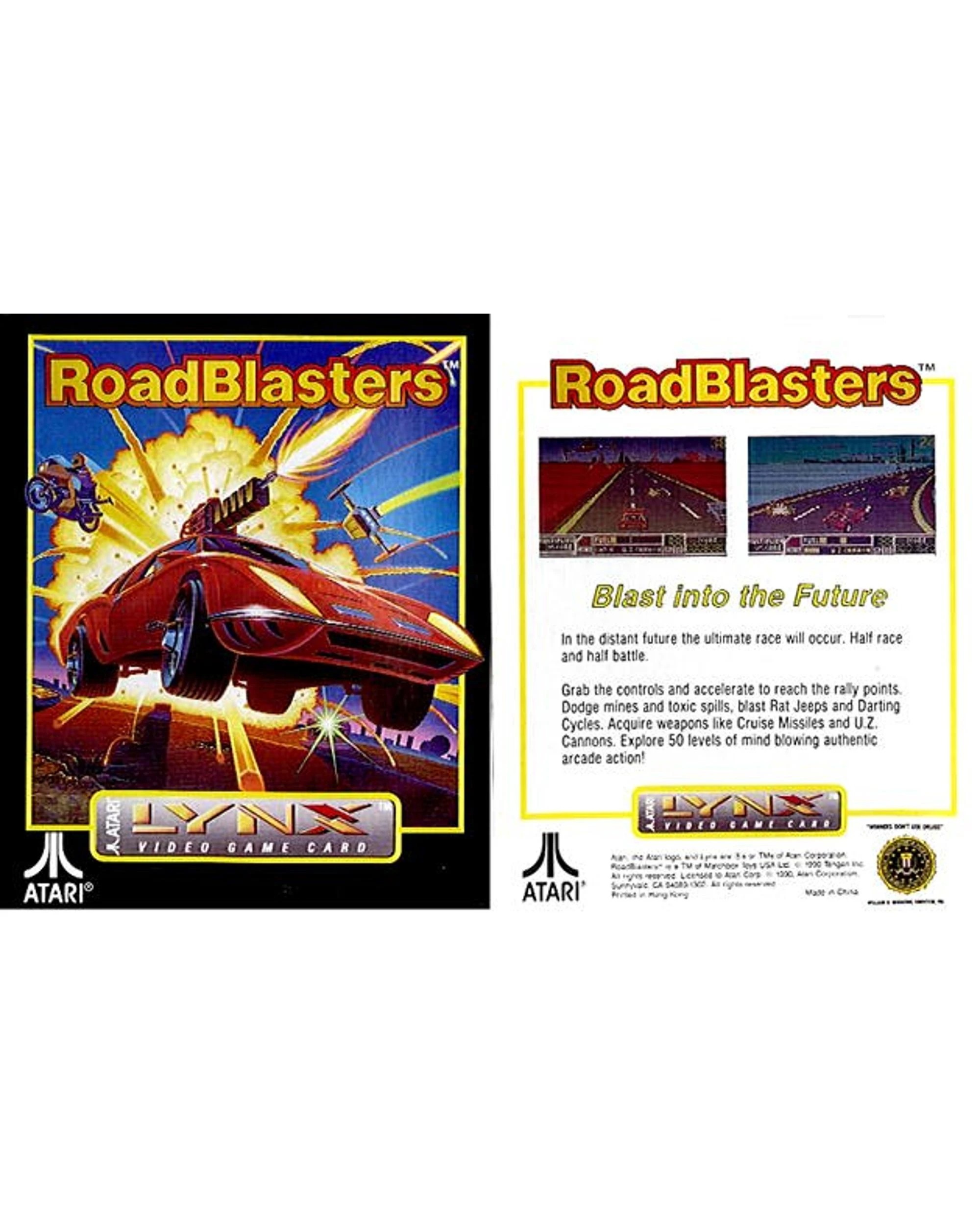 2 RoadBlasters - Atari Lynx, 2 of 2