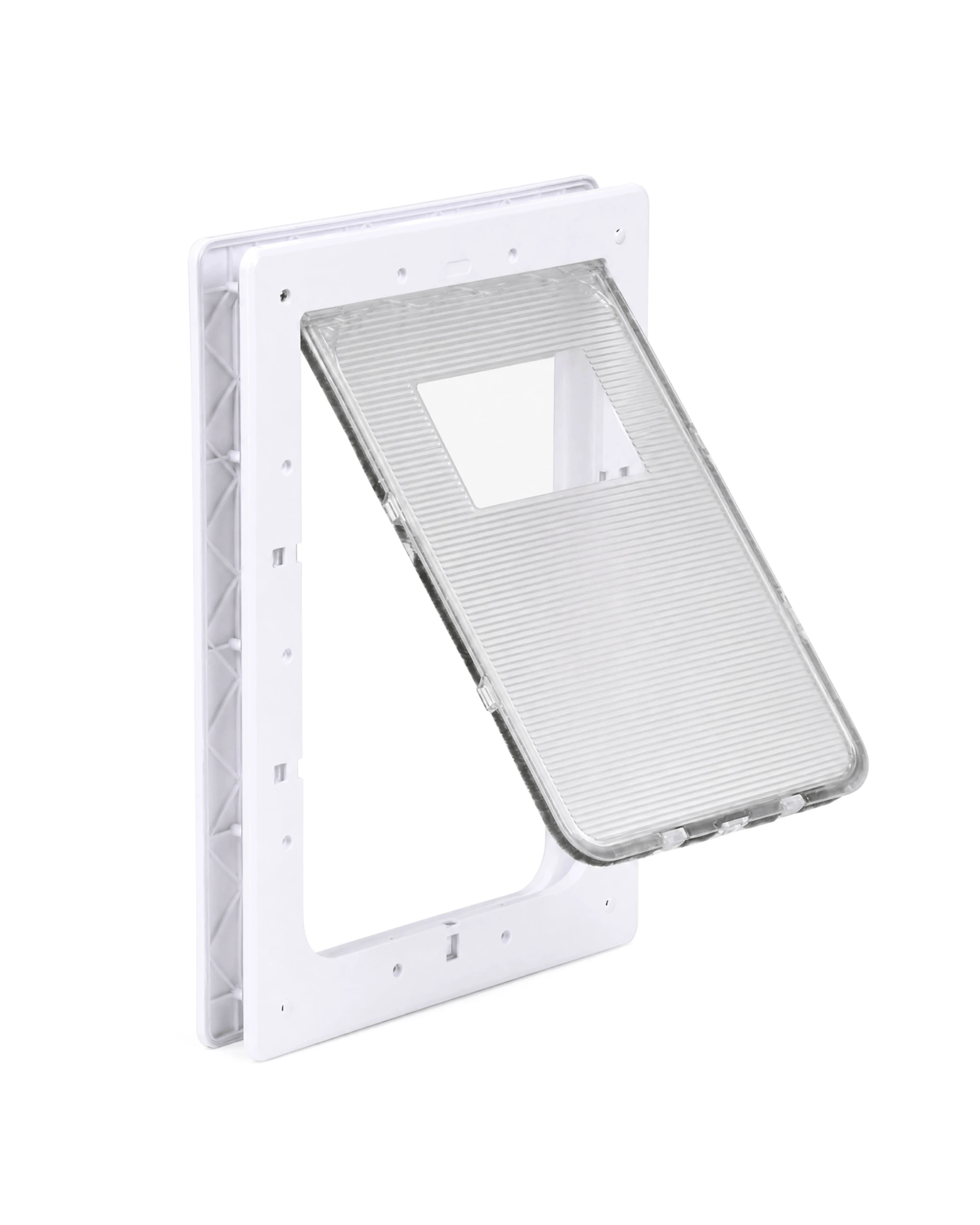 3 Advwin Cat Door Pet Door Safety Gate Pet Dog Cat Fence Guard Door -L, 3 of 9