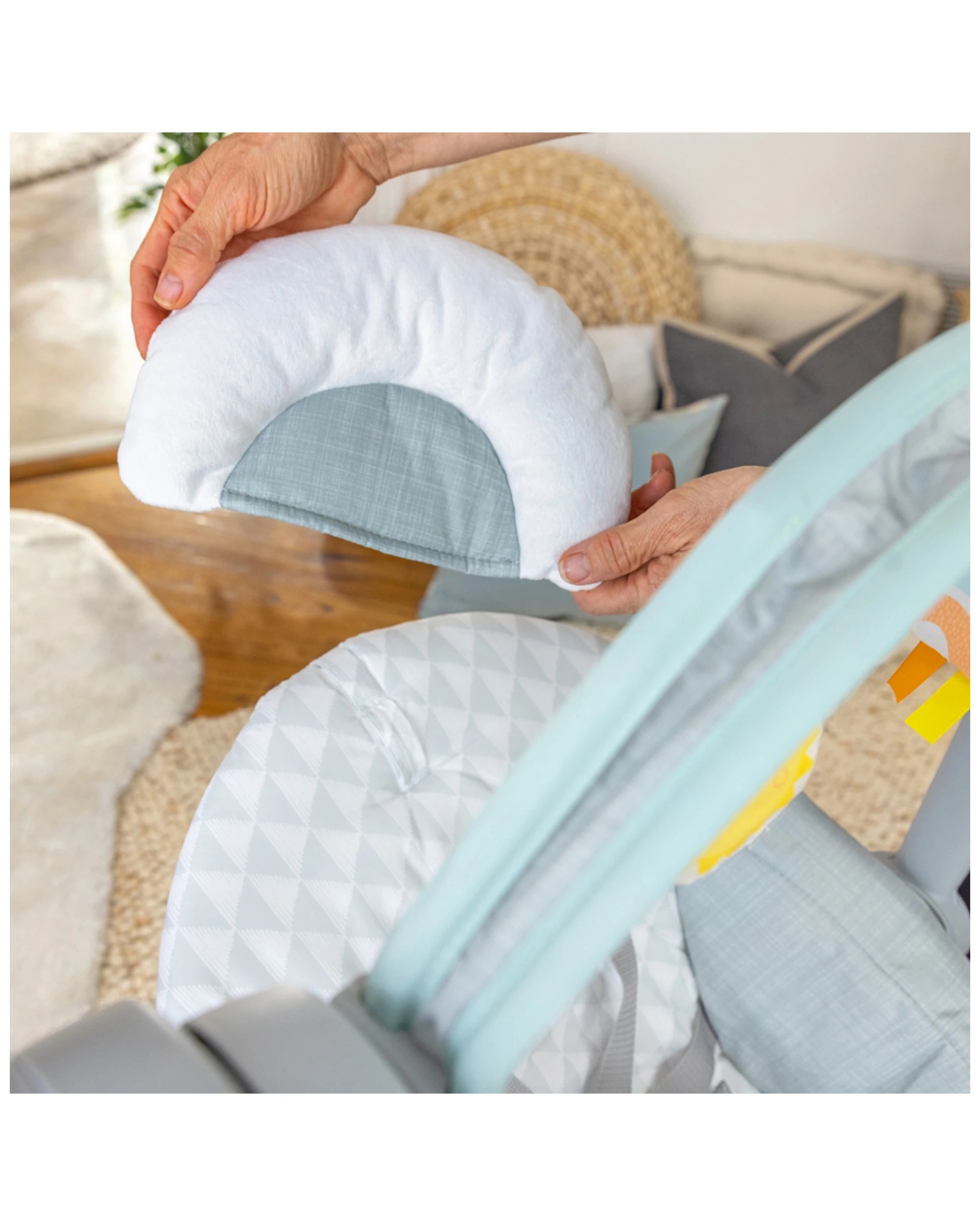 5 Ingenuity Sun Valley Milestone Portable Baby Swing Suitable From 0m+
 - Grey, 5 of 5