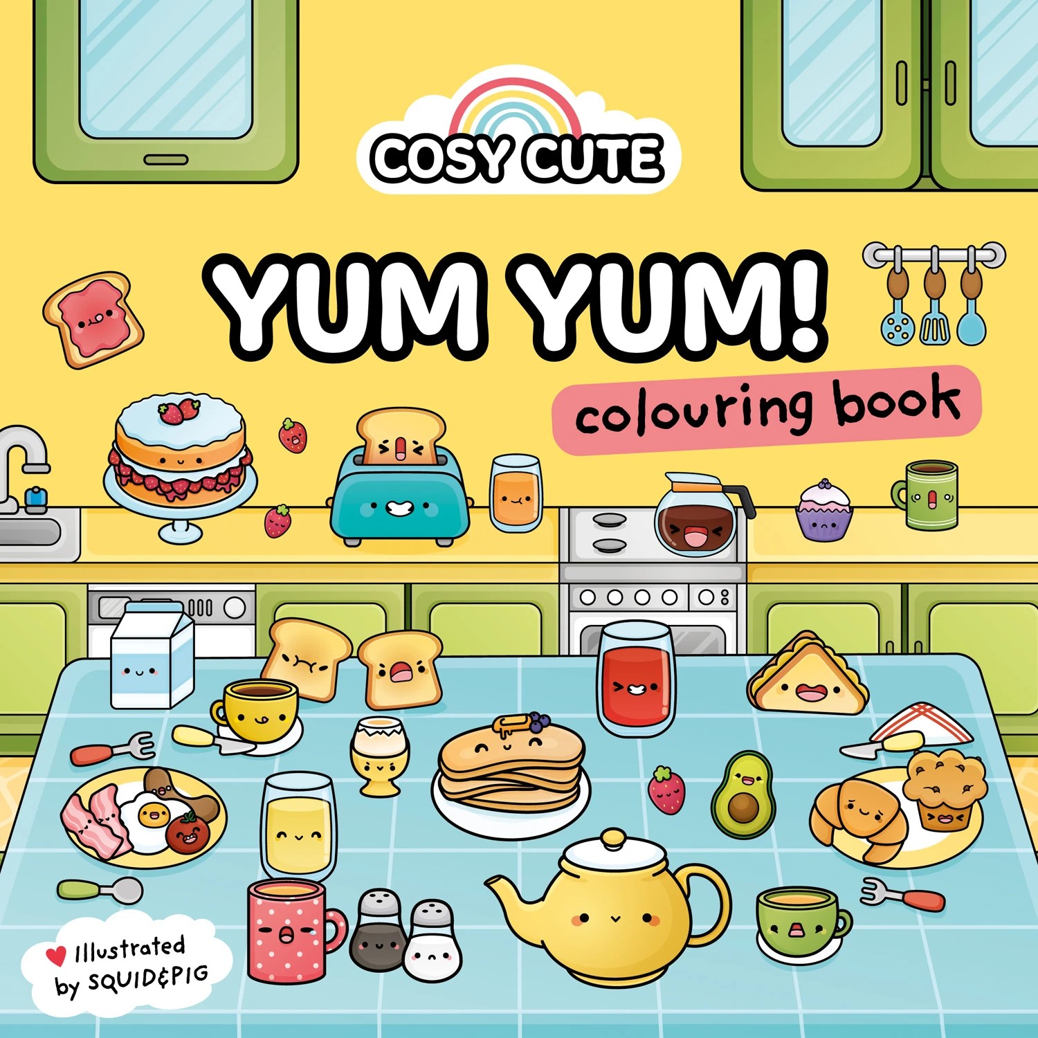 1 Cosy Cute: Yum Yum! Colouring Book