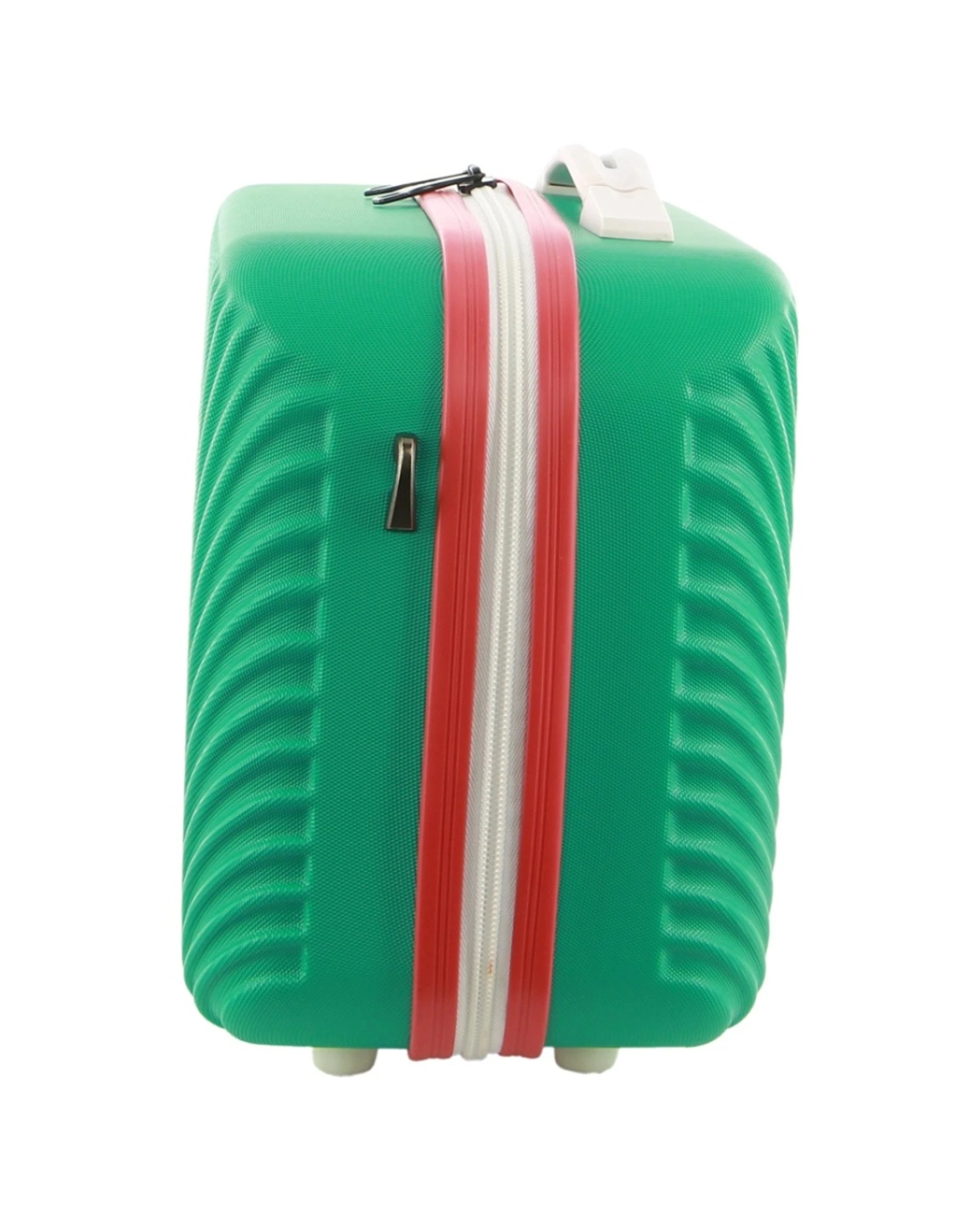 2 GAP Stripe Hard-Shell Mini Travel Crossbody Bag With Zip Pocket 27cm Turquoise - Blue, 2 of 3