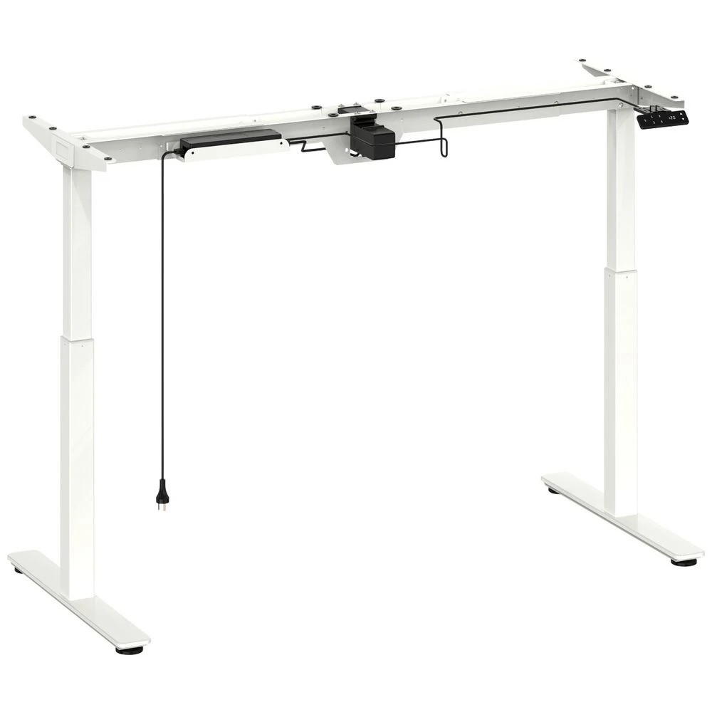 2 Matrix Executive Electric Desk Frame White Desks, Tables and Workstations, 2 of 6