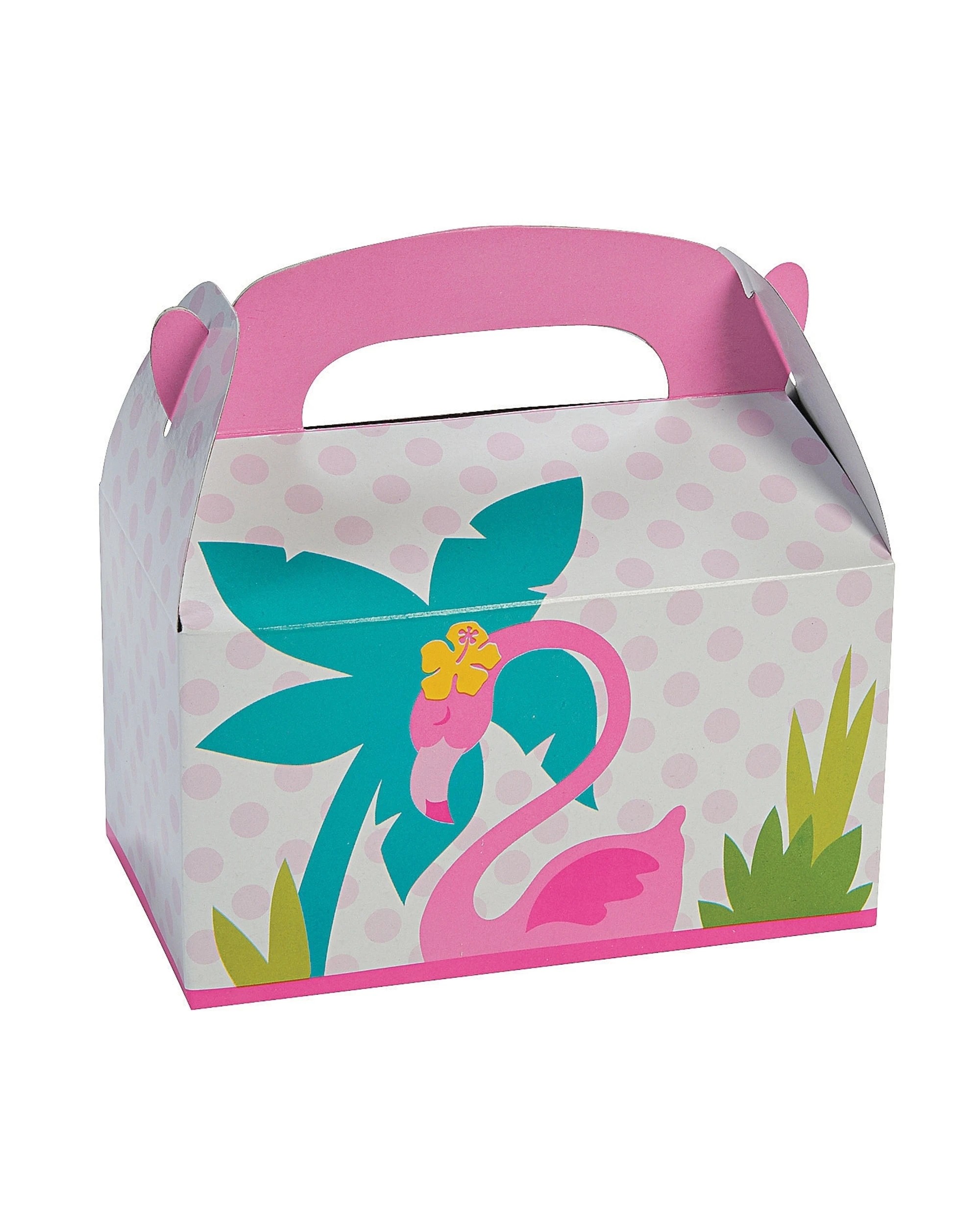 1 Fun Express Flamingo Lolly Treat Boxes Pack of 12, 1 of 1