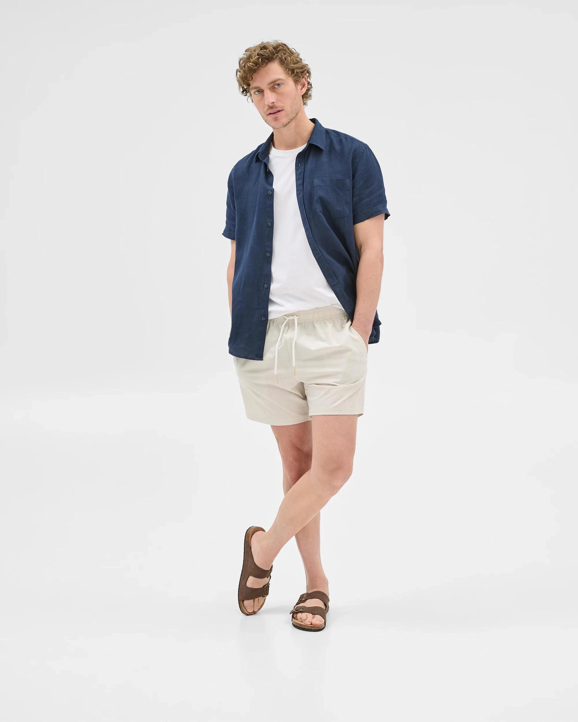 1 Target Seersucker Swim Boardshorts STONE, 1 of 6