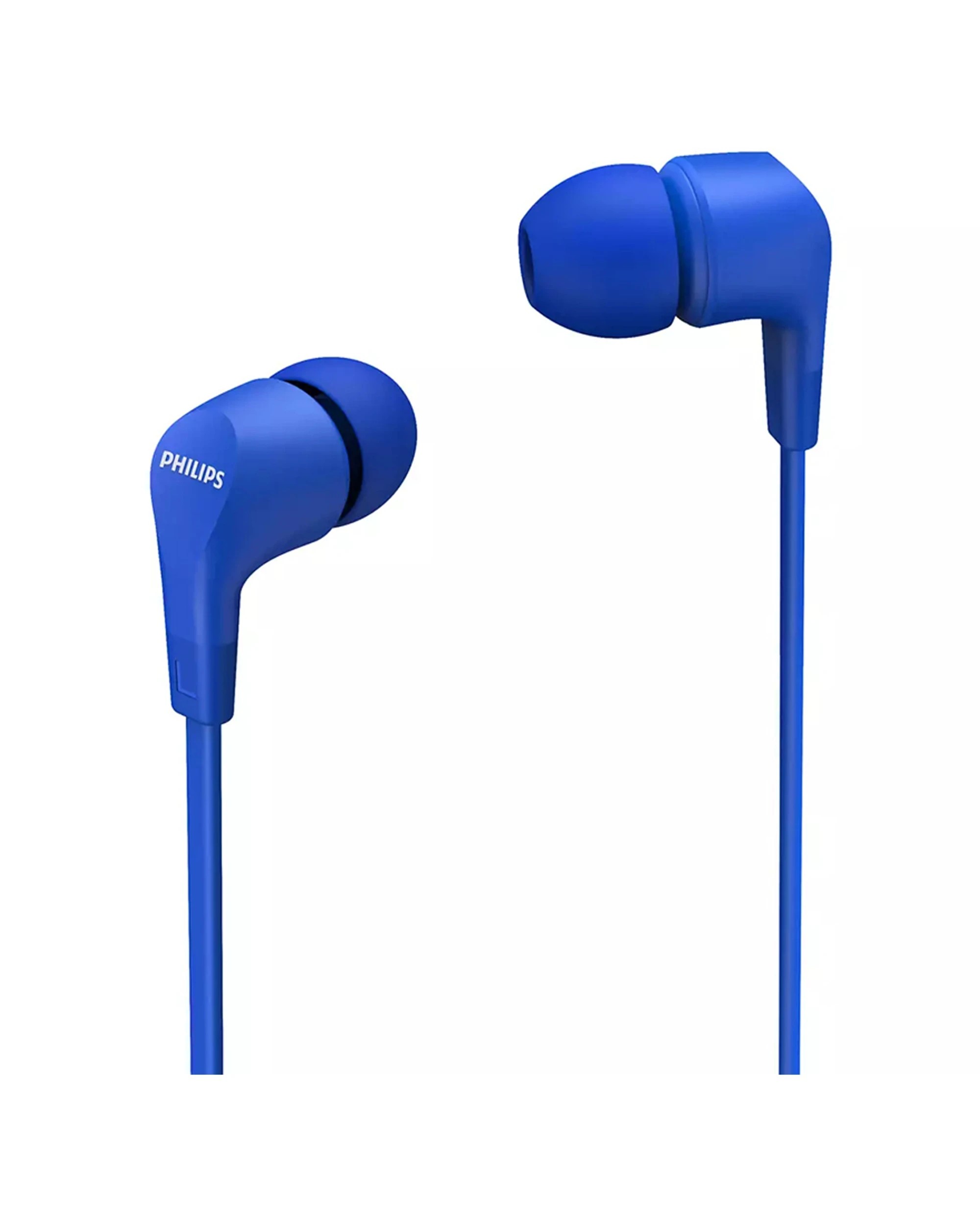 1 Philips 1000 Series In-Ear Headphones Headset With Microphone Punchy Bass - Blue, 1 of 4