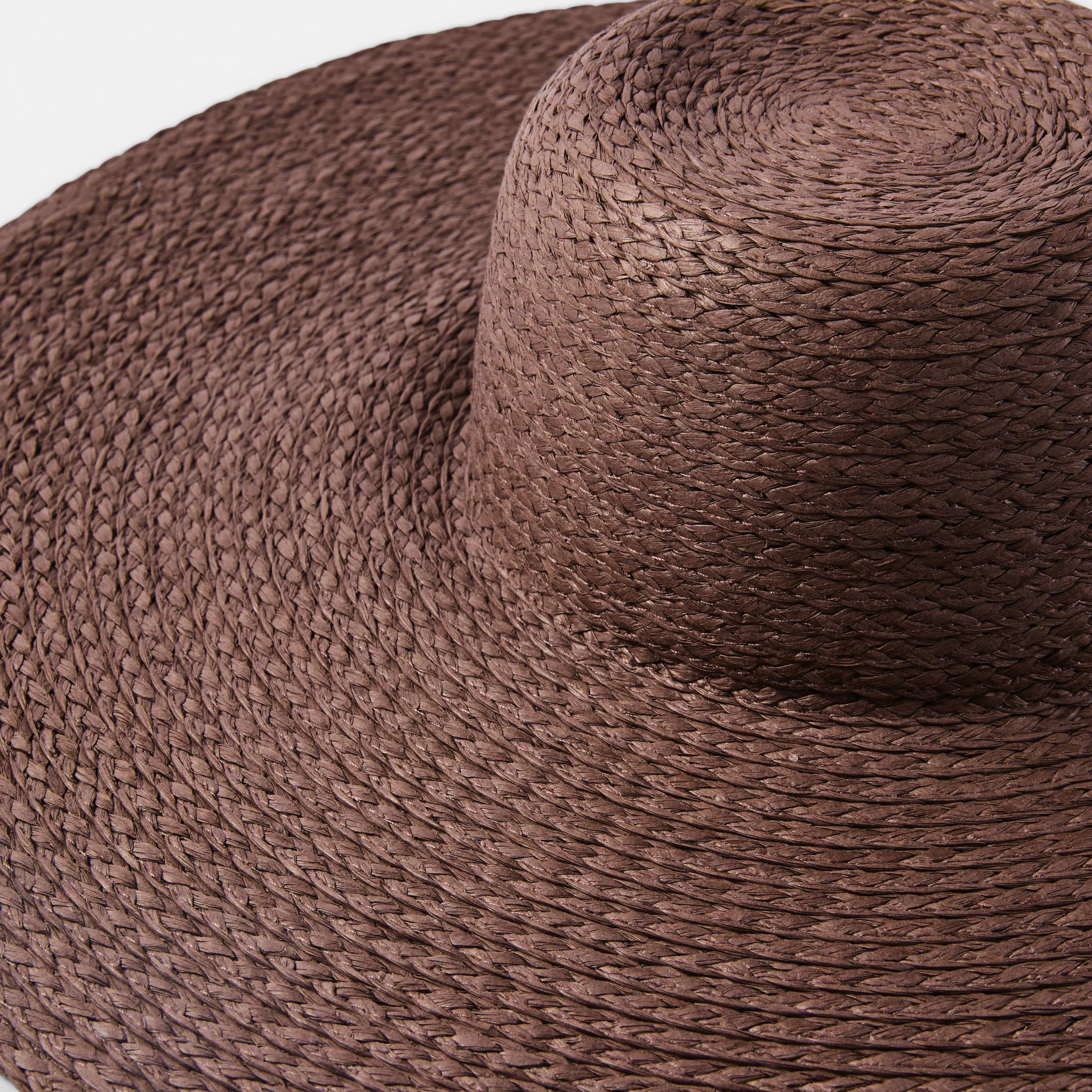 2 Large Floppy Brim Hat Brown, 2 of 2