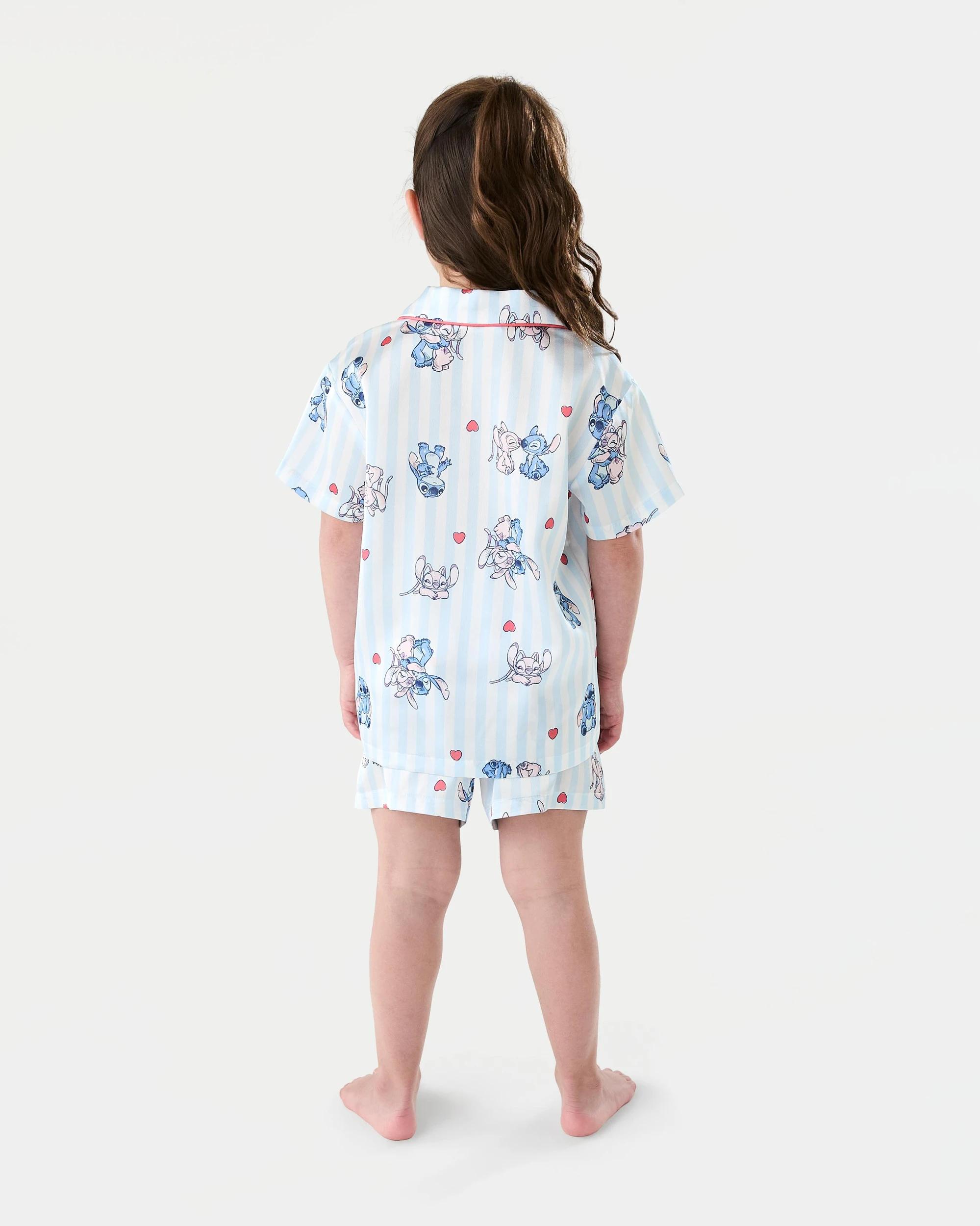 2 Disney Lilo & Stitch License Button Down Pyjama Set Stitch, 2 of 8