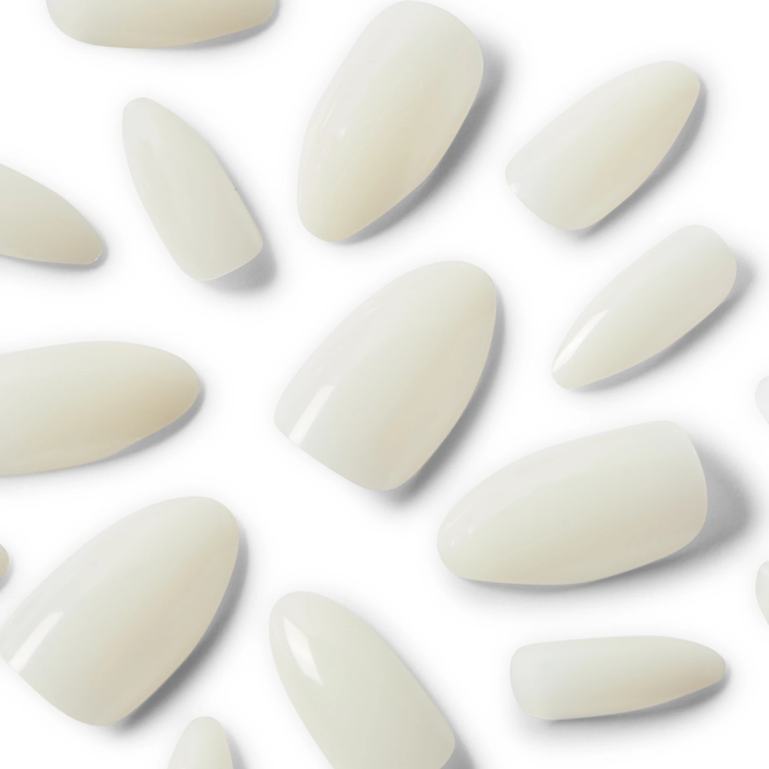 4 OXX Cosmetics 100 Pack Artificial Nails with Adhesive - Stiletto Shape, Clear, 4 of 4