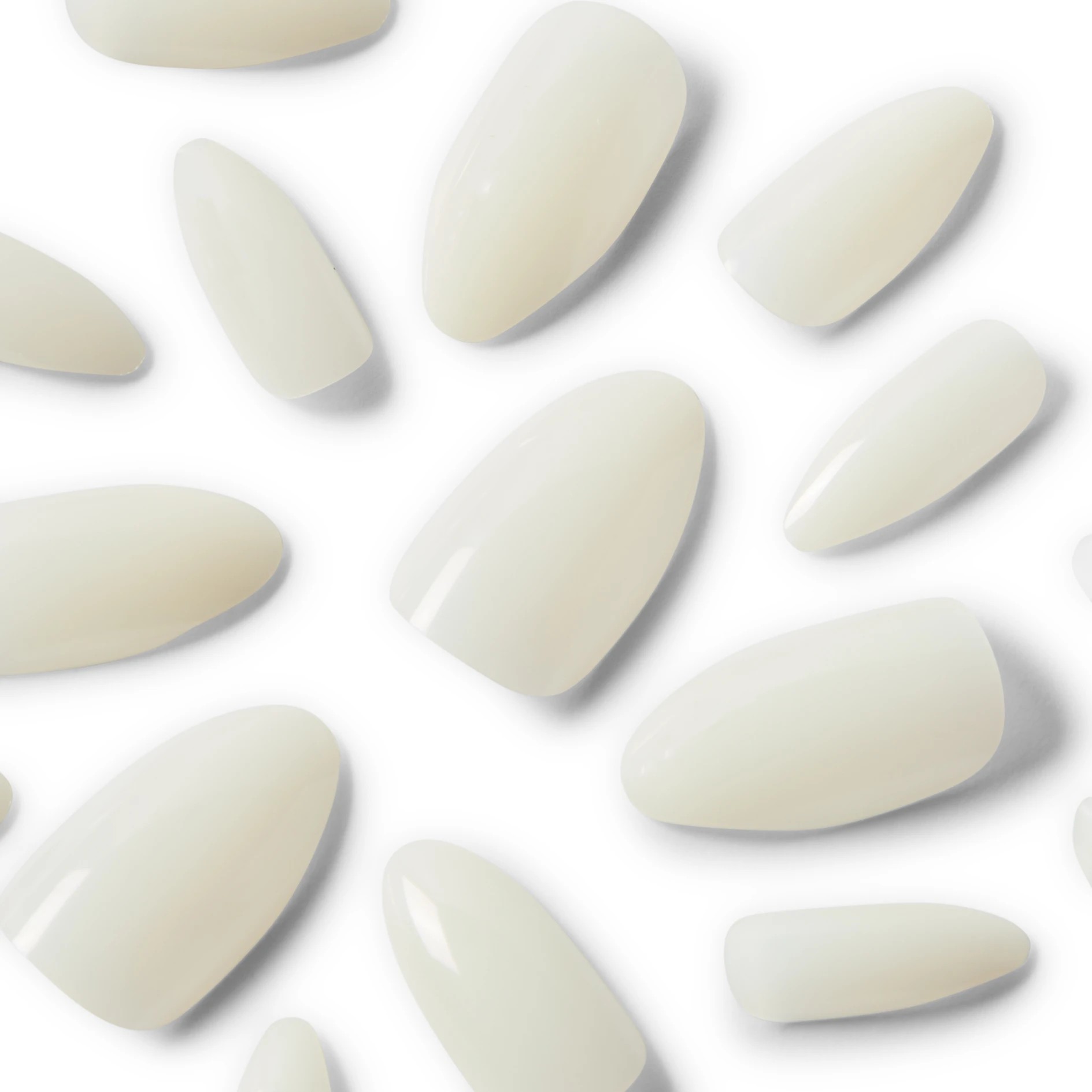 4 OXX Cosmetics 100 Pack Artificial Nails with Adhesive - Stiletto Shape, Clear, 4 of 4