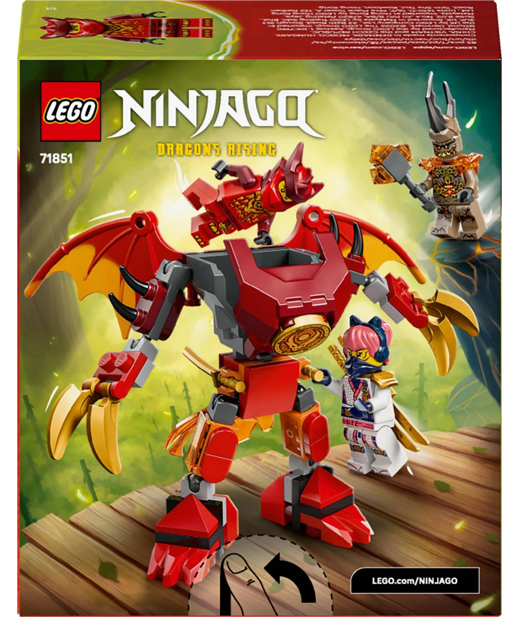 10 LEGO NINJAGO Kai's Dragon Mech Battle Pack 71851, 10 of 10