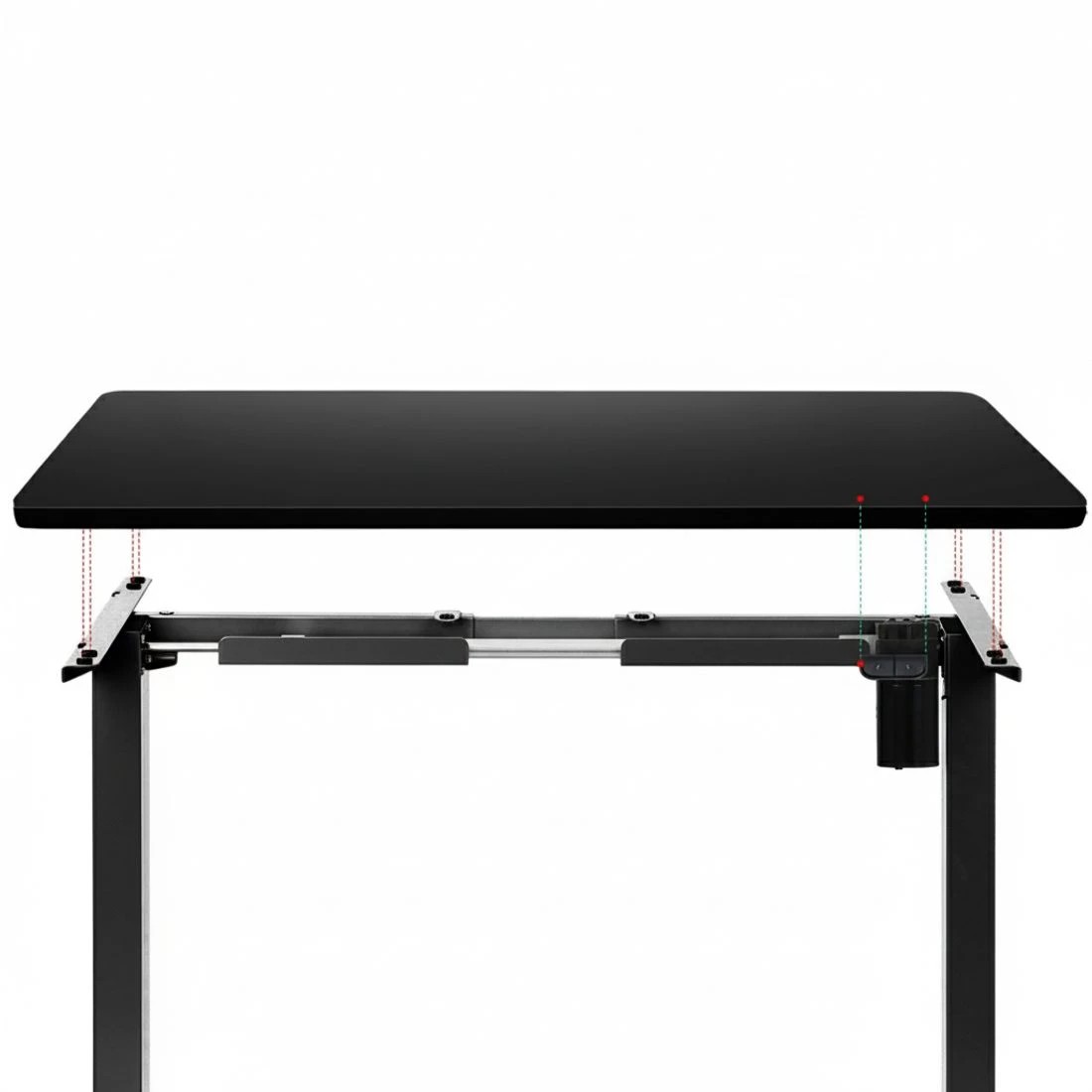 5 Artiss Standing Desk Frame Only Motorised - Black, 5 of 5