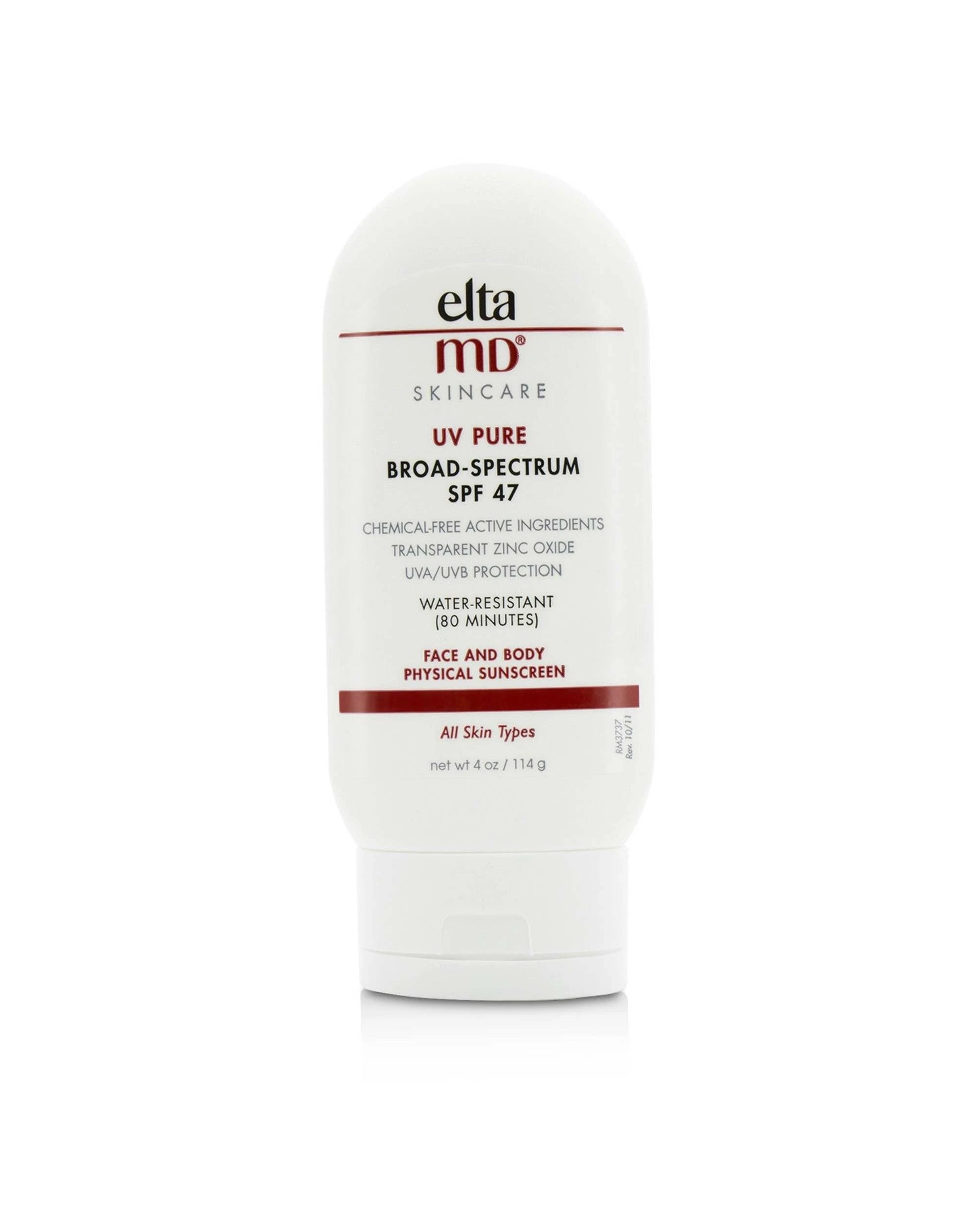 2 EltaMD UV Pure Water-Resistant Face & Body Physical Sunscreen SPF 47  114g/4oz, 2 of 3