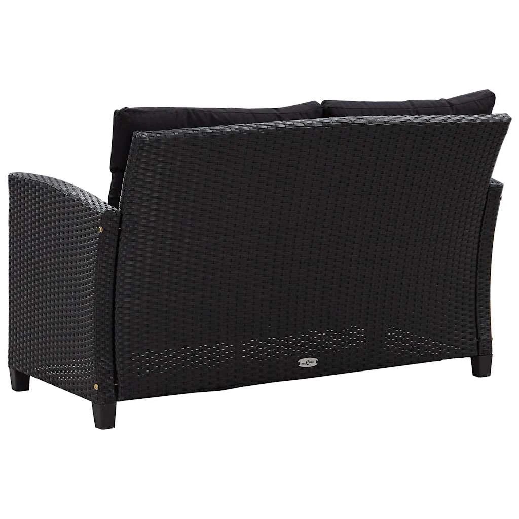 4 vidaXL Garden sofa Light Weight - Black, 4 of 8