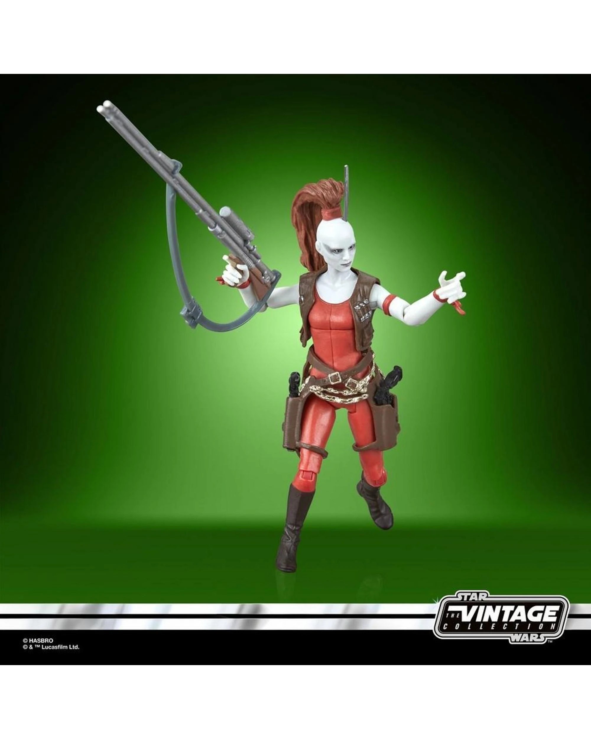 3 Star Wars The Vintage Collection The Phantom Menace: Aurra Sing Action Figure, 3 of 5