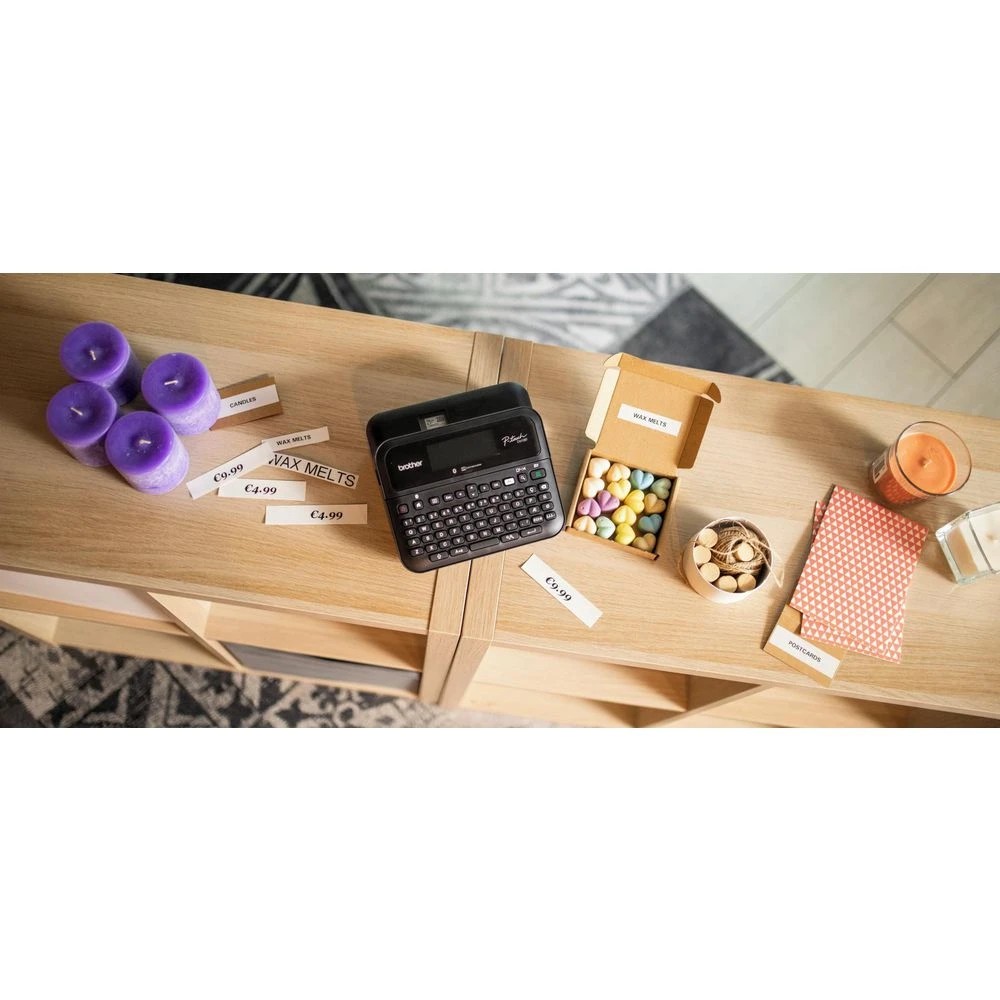 9 Brother PTD610BT Desktop Label Printer  Black, 9 of 10