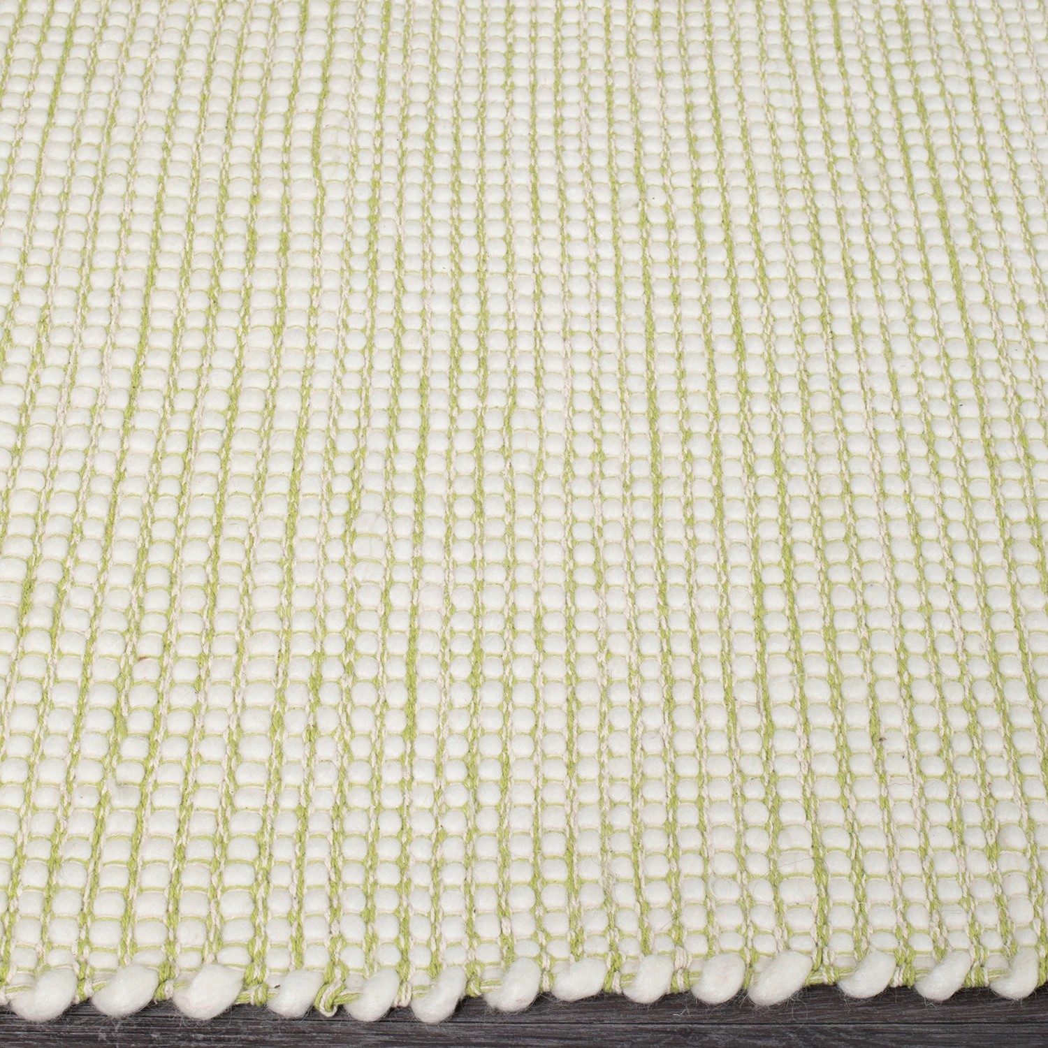 5 Common Ground Rugs Atelier 280x190cm - Large Hand Loomed Wool Floor Rug - Green, 5 of 7