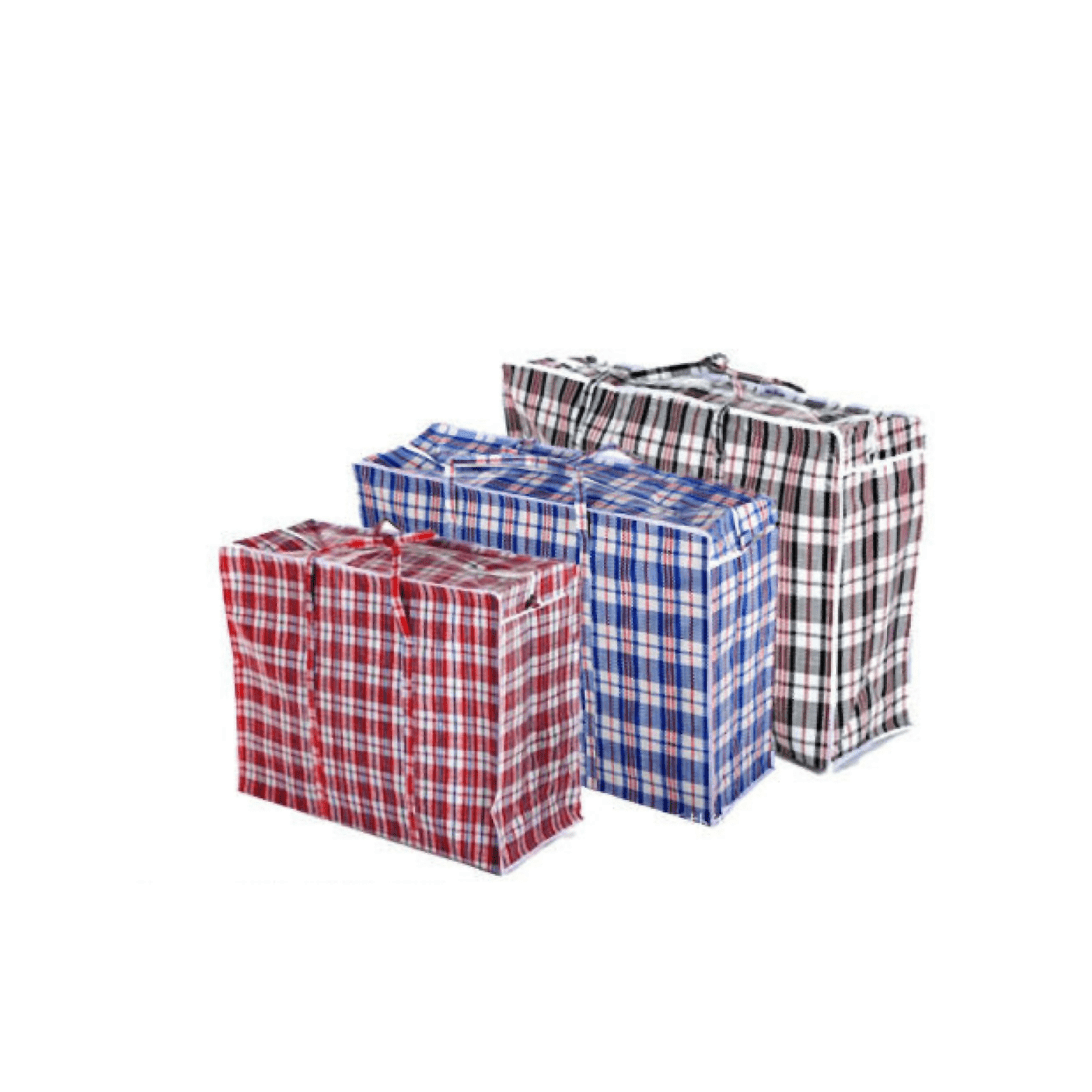 3 BR Home Jumbo Stripe Zip Storage Bags for Packing and Travel (48-Pack), 3 of 5