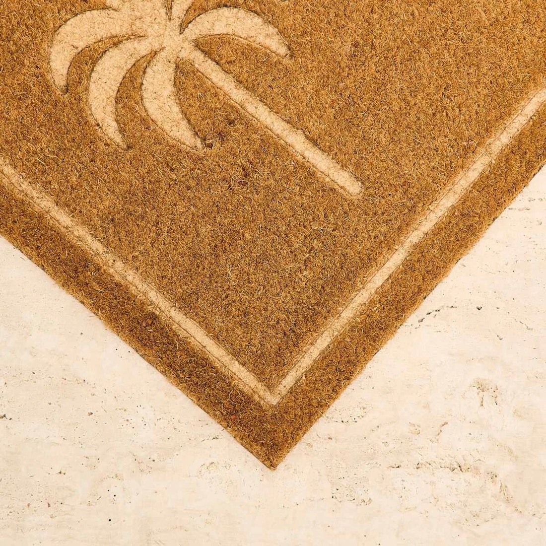 2 Palm Debossed Door Mat - 100cm x 45cm, 2 of 5