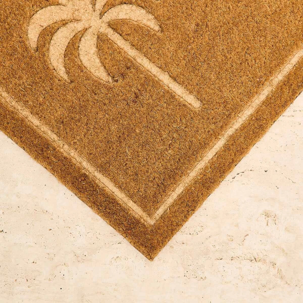 2 Palm Debossed Door Mat, 2 of 5