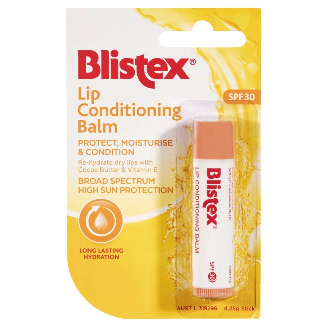 1 Blistex SPF 30 Lip Conditioning Balm 4.25g - Cocoa Butter and Vitamin E, 1 of 5