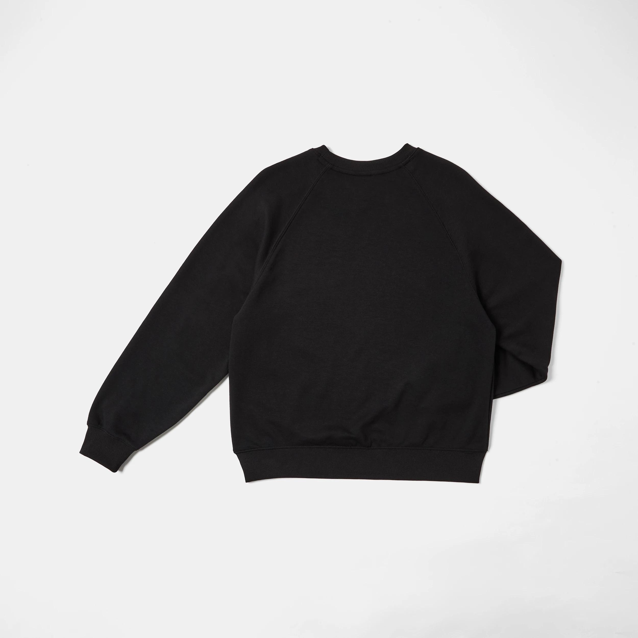 2 Active Womens Terry Sweater BLACK, 2 of 3
