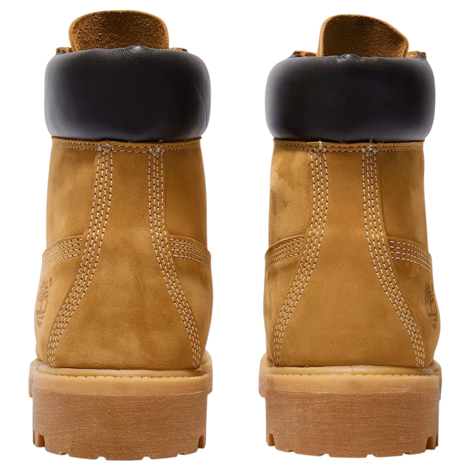 5 Timberland Mens 6-Inch Premium Waterproof Nubuck Wide Boot WHEAT, 5 of 7