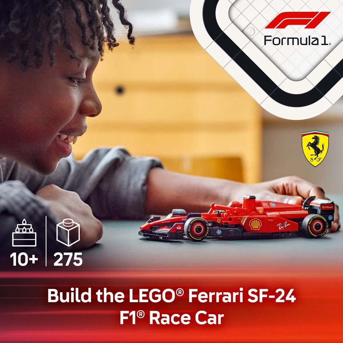 4 LEGO Speed Champions Ferrari SF-24 F1 Race Car 77242, 4 of 10