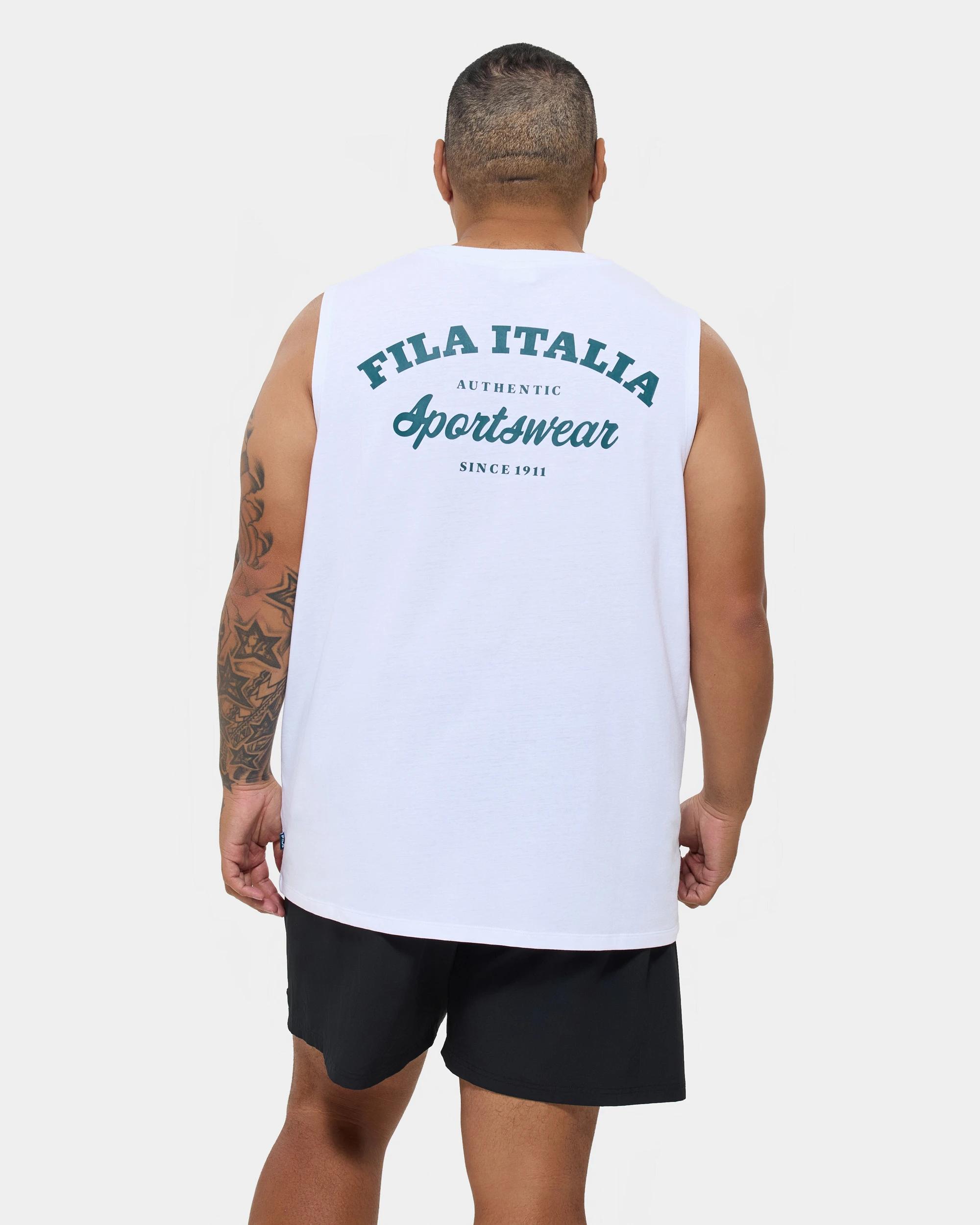 3 Plus Size Kayden Graphic Tank Top - Fila WHITE, 3 of 7