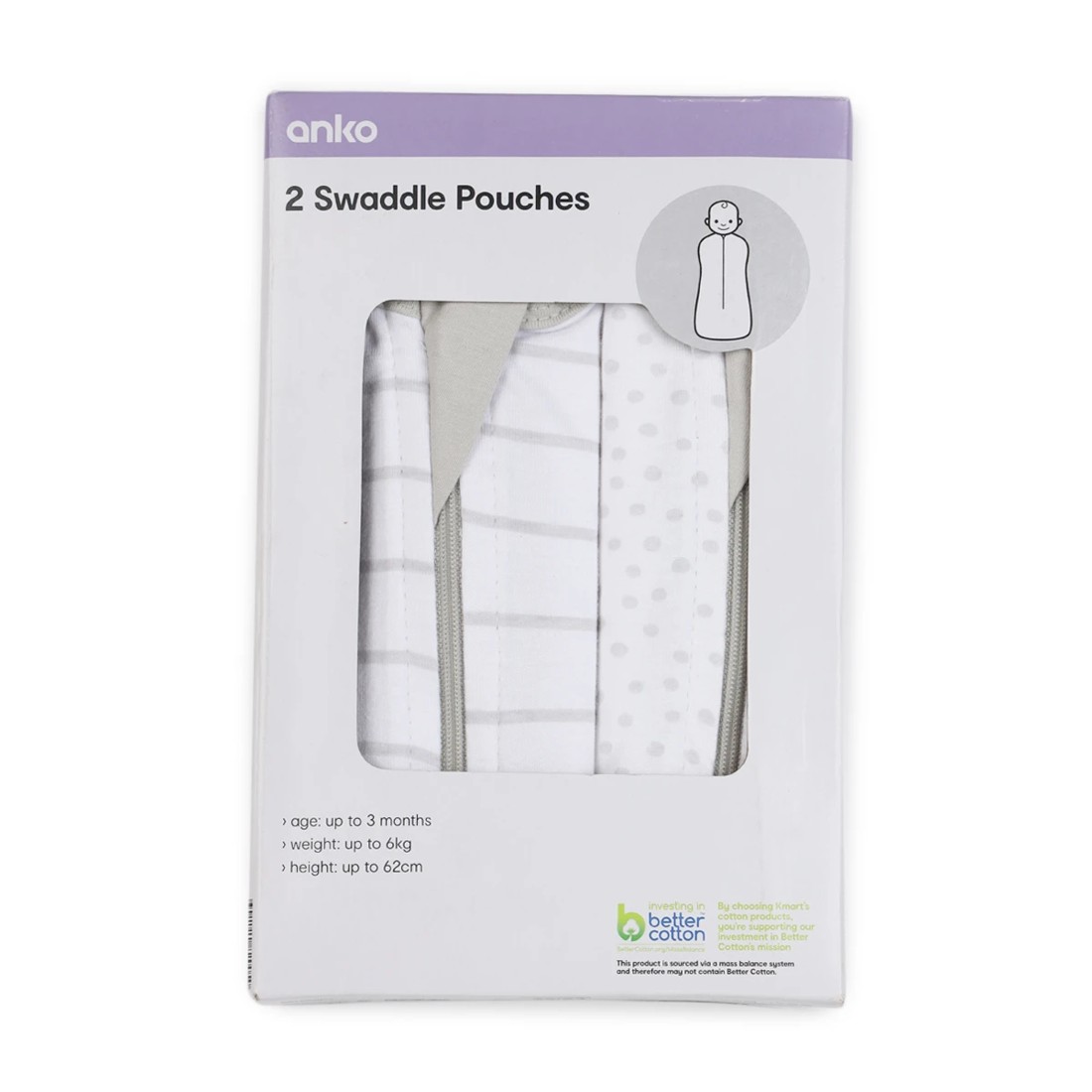 6 2 Pack Swaddle Pouches - Basic, 6 of 6