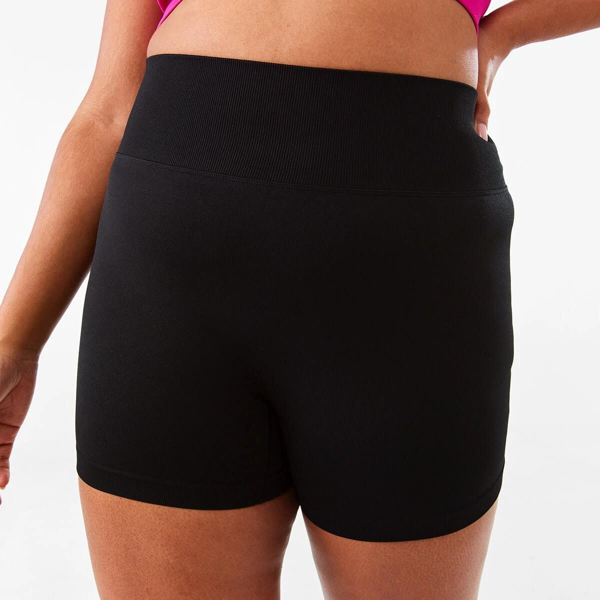 3 Active Womens Youth Tape Shorts BLACK, 3 of 8