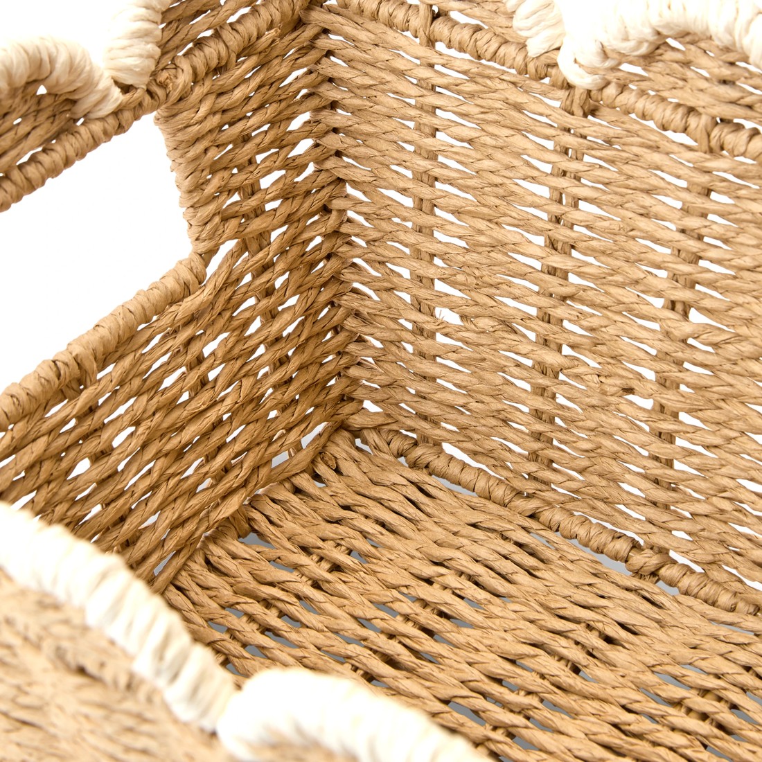 6 Wave Paper Rope Basket - Small, 6 of 7