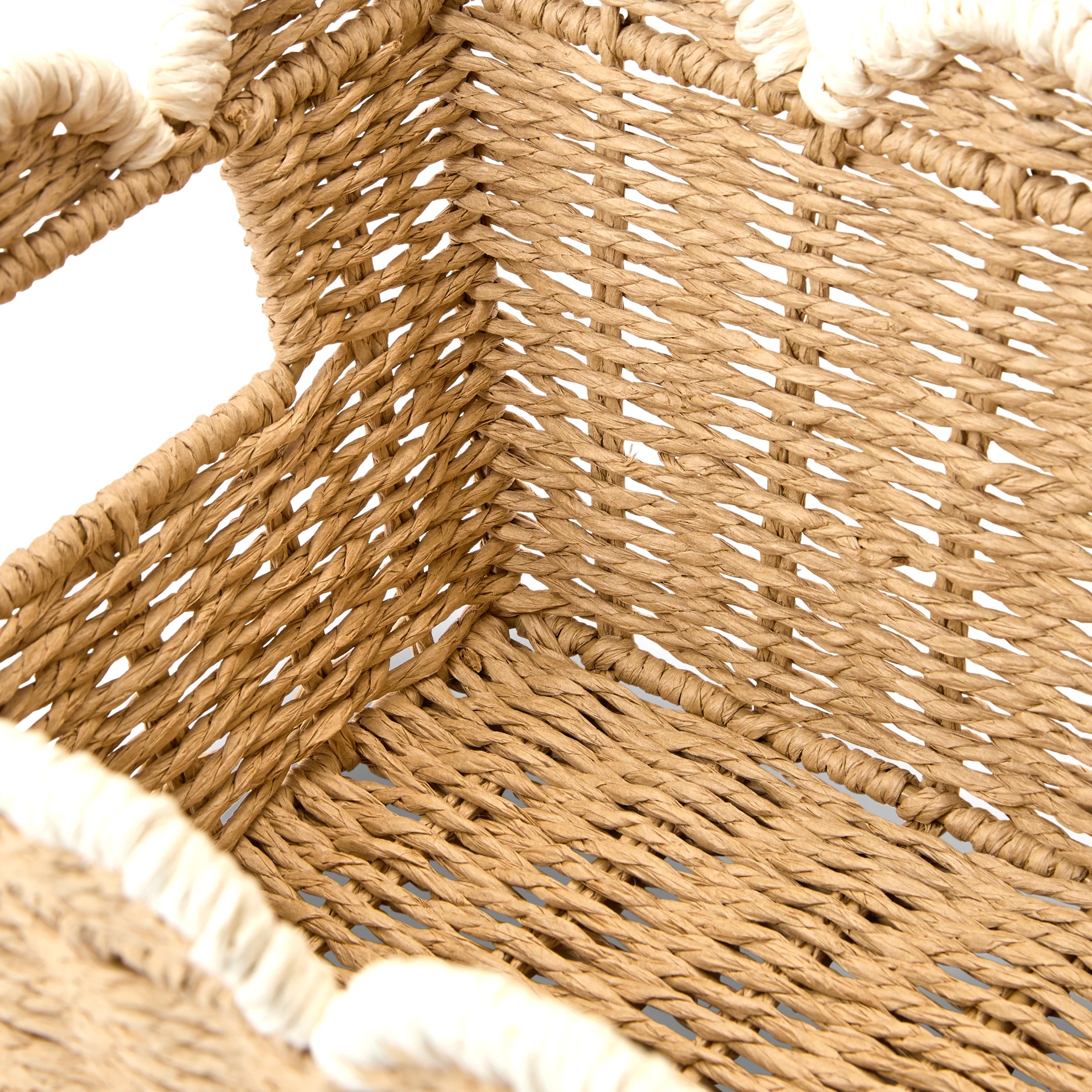 6 Wave Paper Rope Basket - Small, 6 of 7