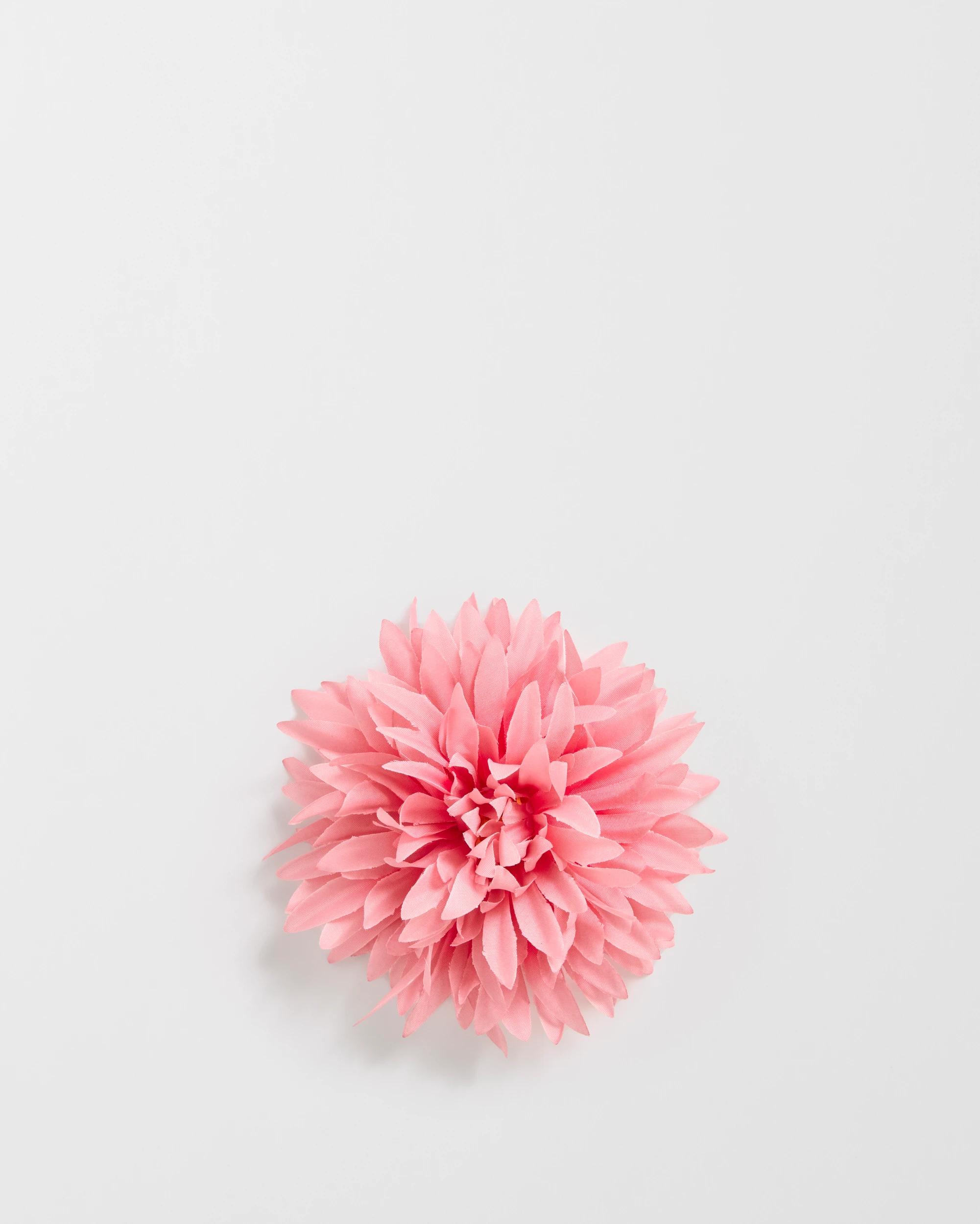 1 Target Woman Flower Rosette Hair Clip PINK, 1 of 2