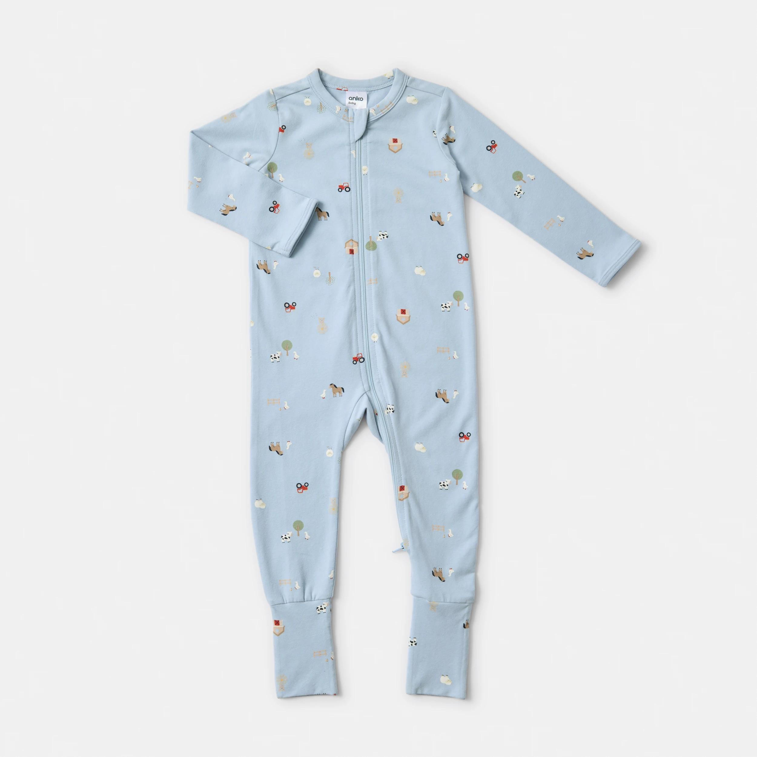 1 Turn Cuff Coverall CASHMERE BLUE FARM, 1 of 3