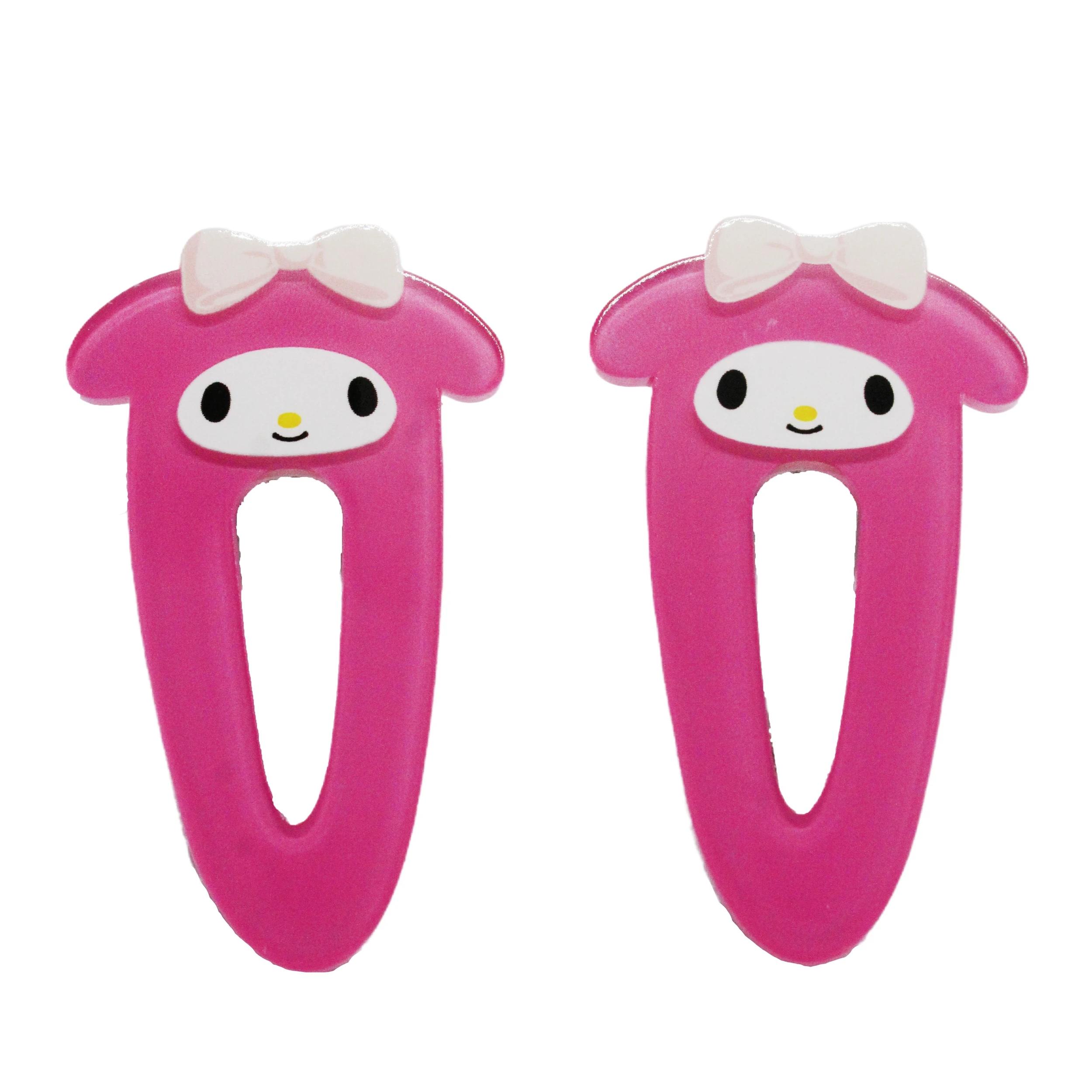 2 Hello Kitty and Friends License 2 Pack Pink Snap Hair Clips Mymelody, 2 of 2