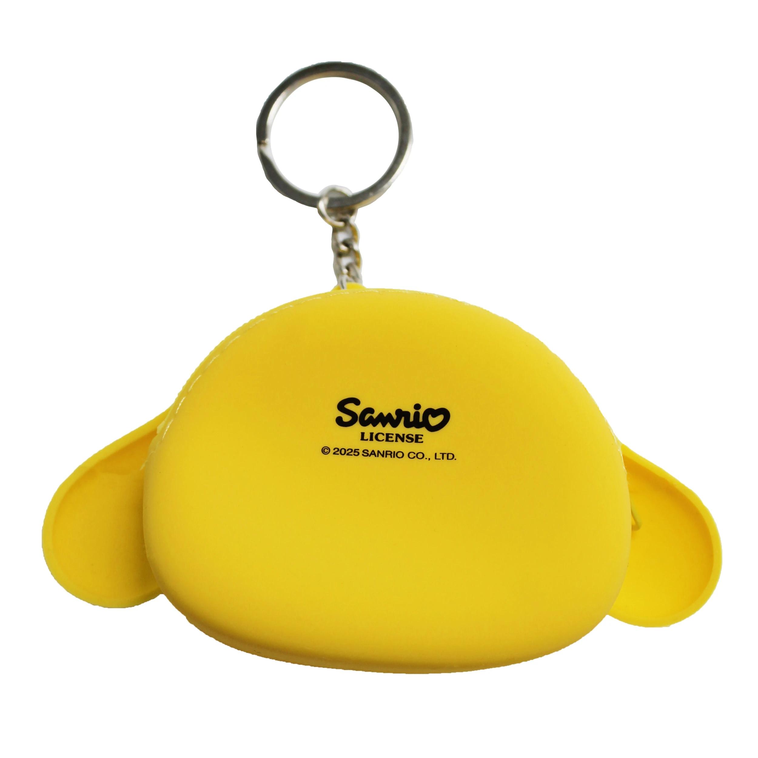 3 Hello Kitty and Friends License Pompompurin Keyring - Yellow, Brown and Silver Tone Pompom, 3 of 4
