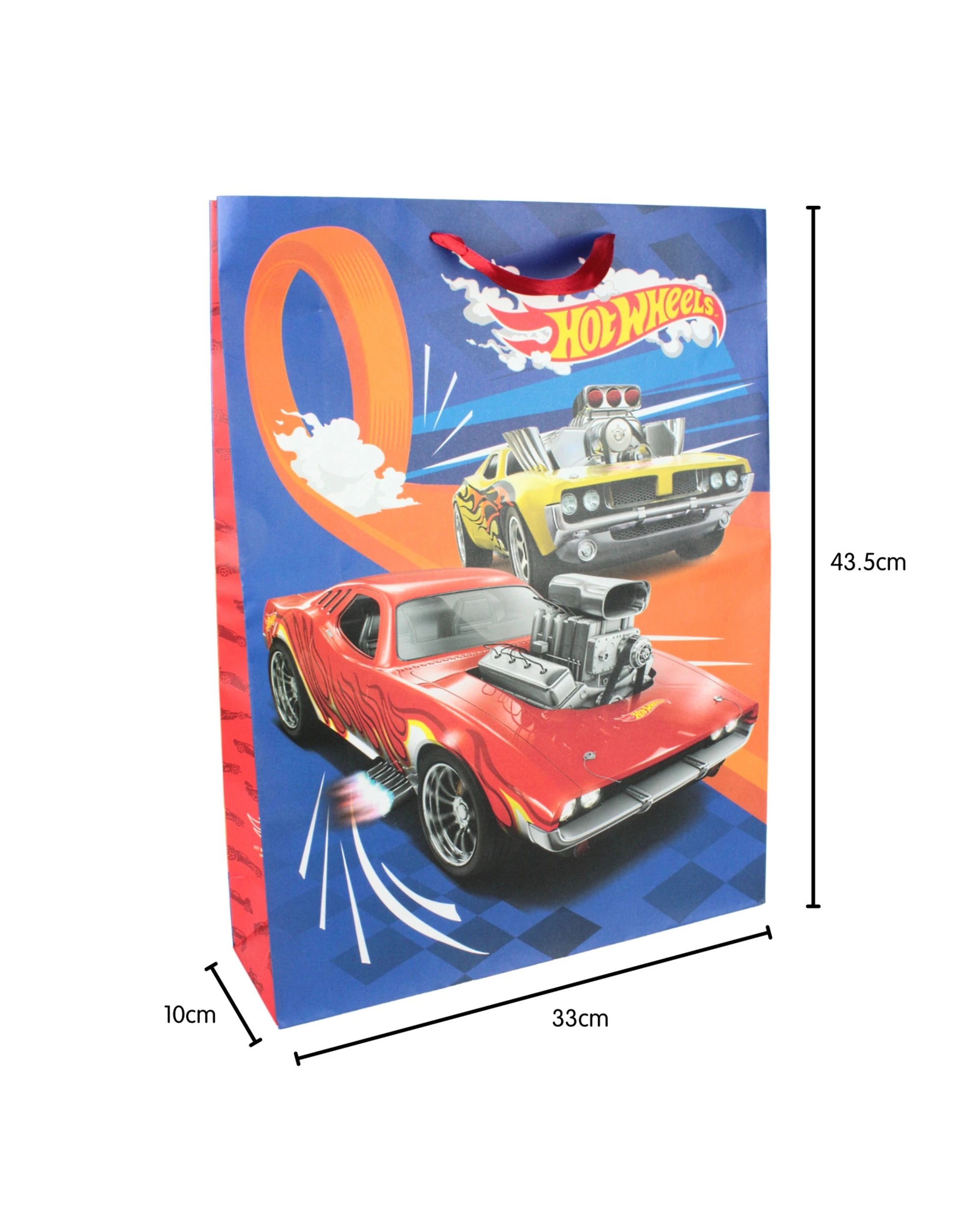 2 Artwrap Hot Wheels Gift Bag 43cm - Multi, 2 of 2